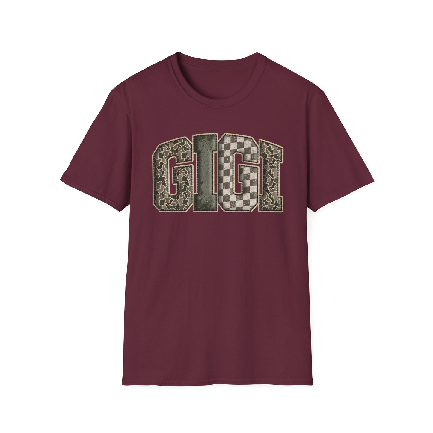 GIGI Camo Print T-Shirt