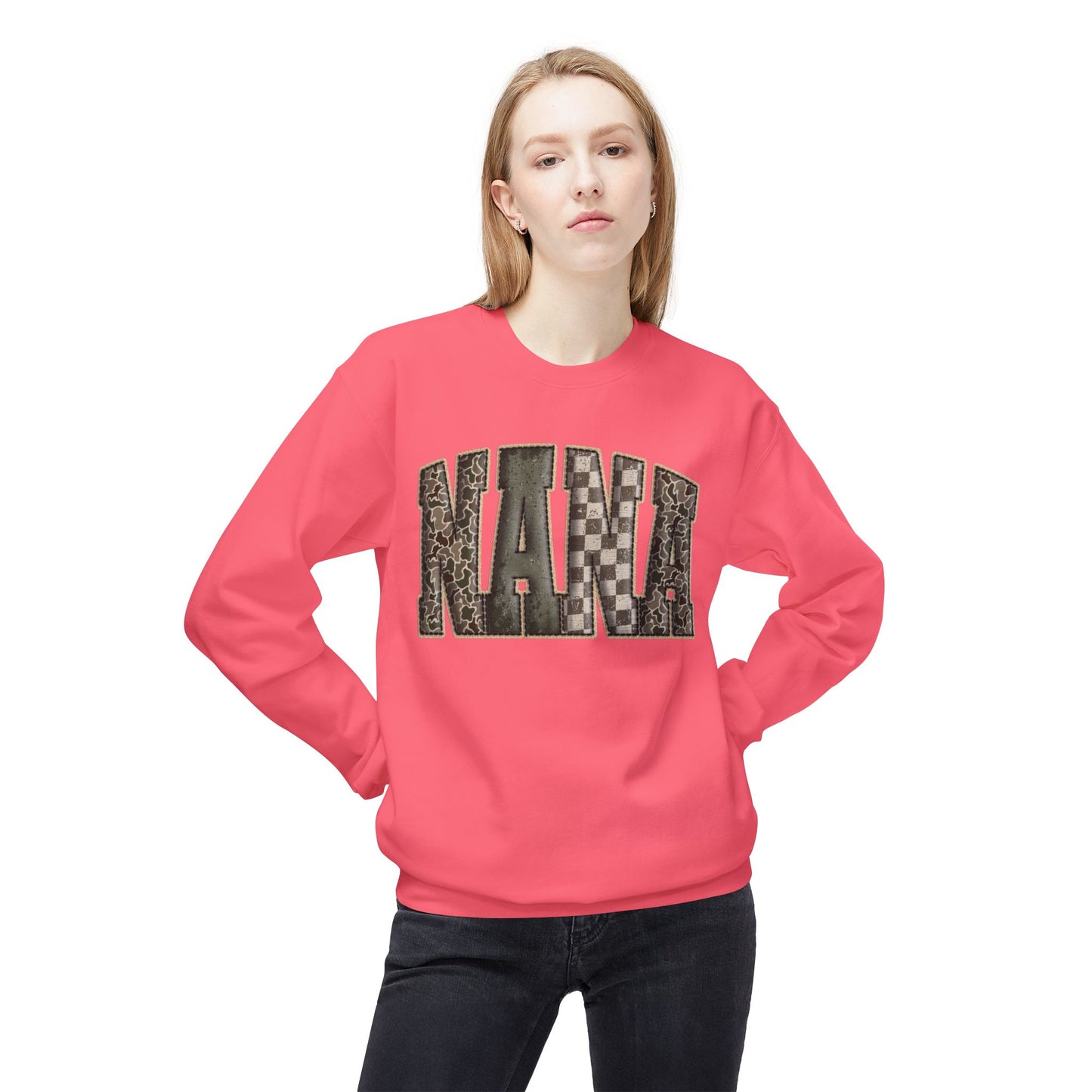 Nana Camo Crewneck Sweatshirt