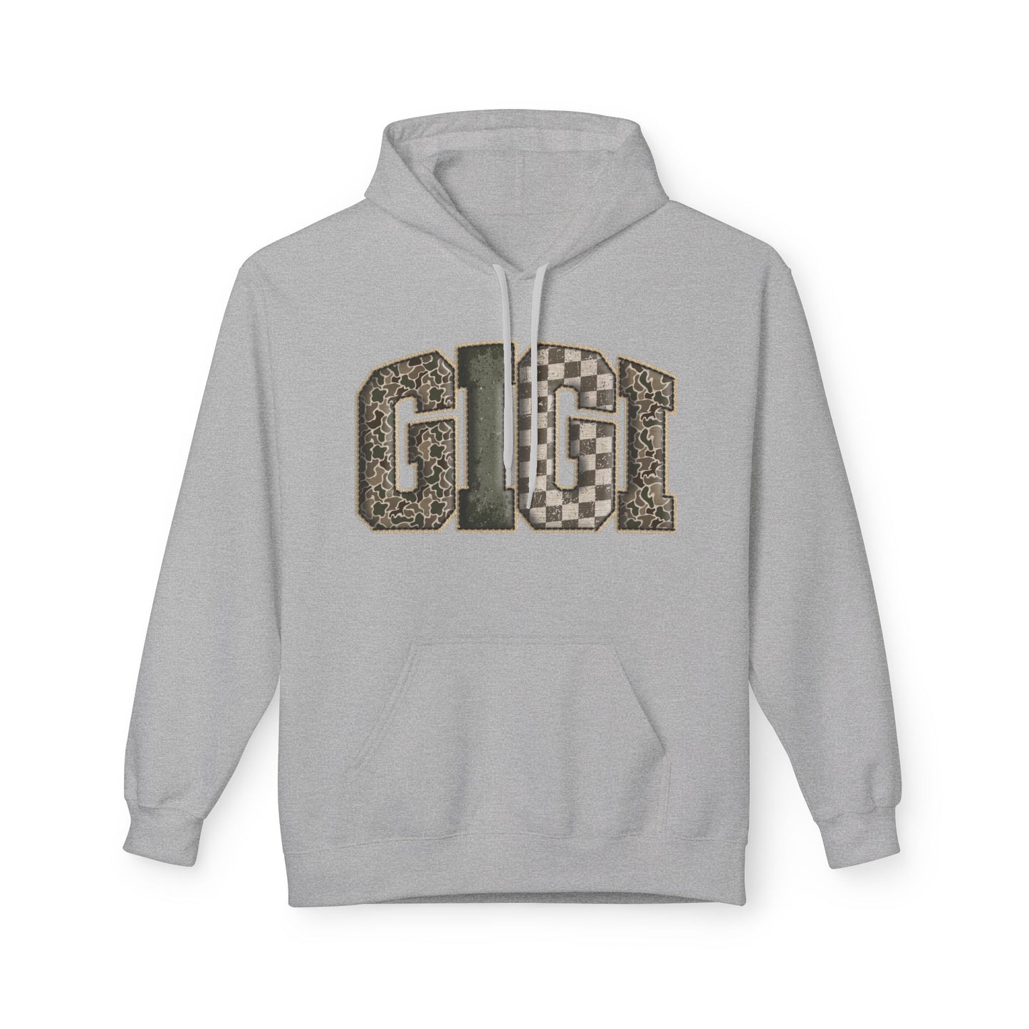 GIGI Camo Print Hoodie