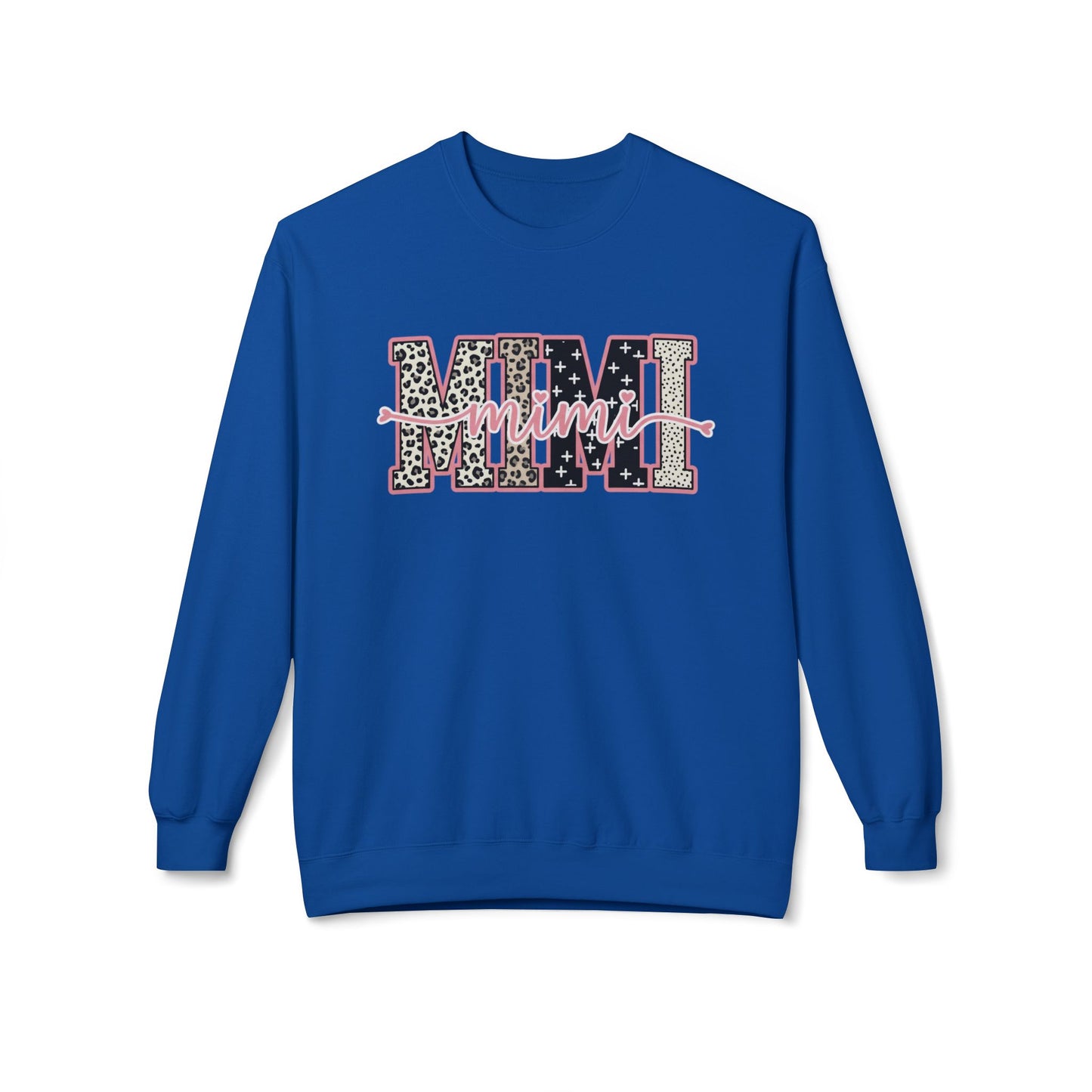MIMI Leopard Floral Crewneck Sweatshirt