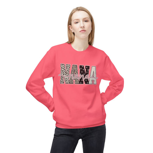 Nana Leopard Floral Crewneck Sweatshirt