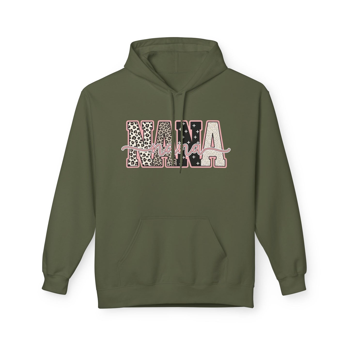 Nana Leopard Print Hoodie