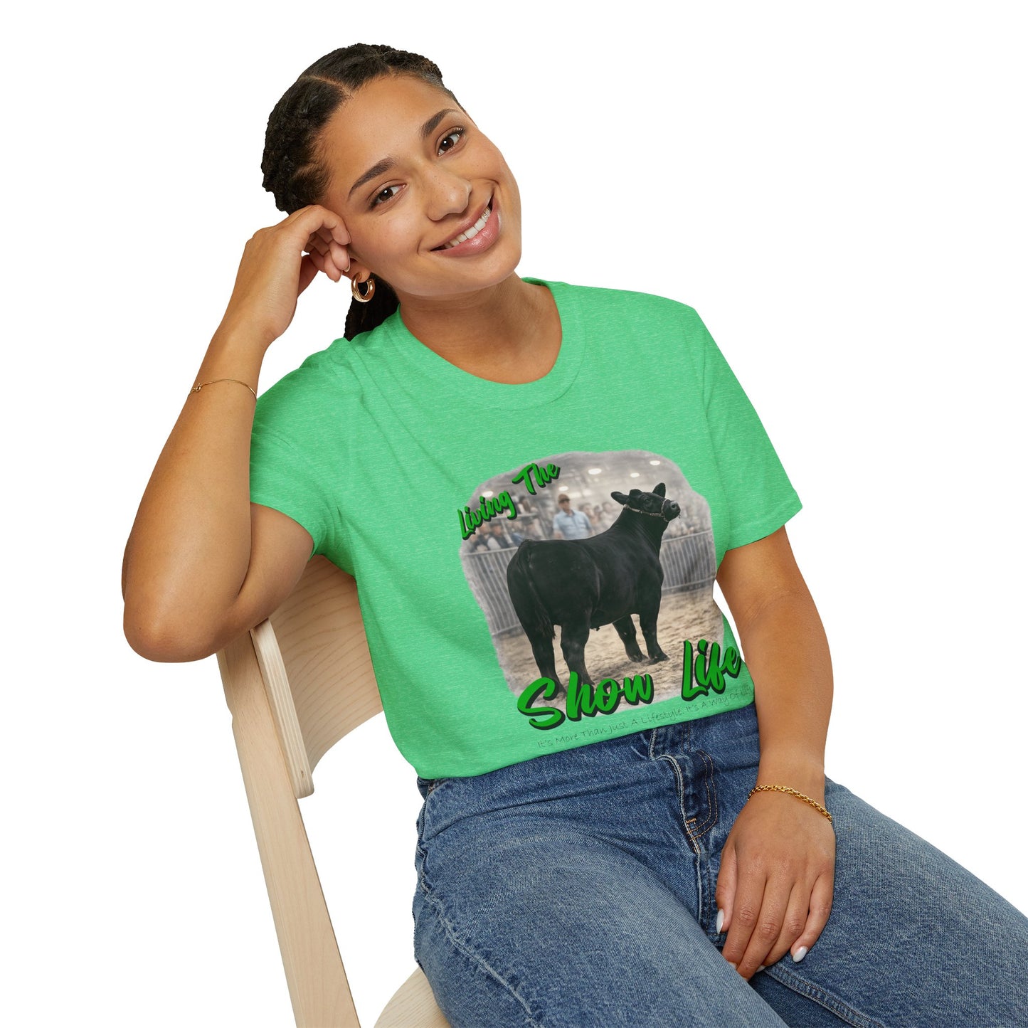 Living the Show Life - Cattle - Unisex T-Shirt
