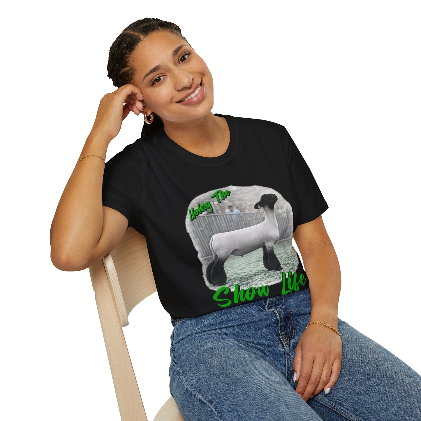 Living the Show Life - Sheep - Unisex T-Shirt