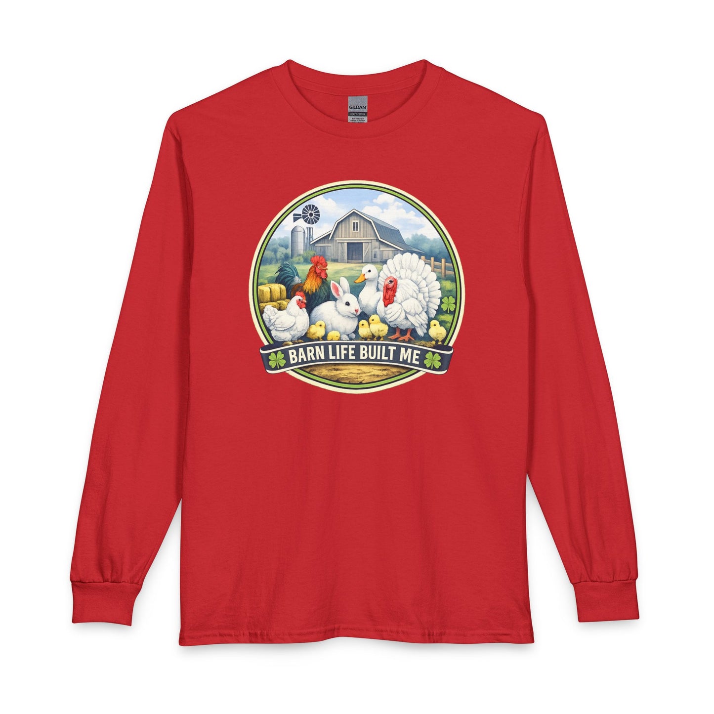 BARN LIFE BUILT ME - Small Animals - Long Sleeve T-Shirt