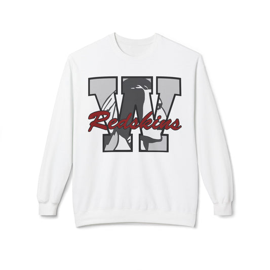 Woodsfield Redskins Letter Crewneck Sweatshirt