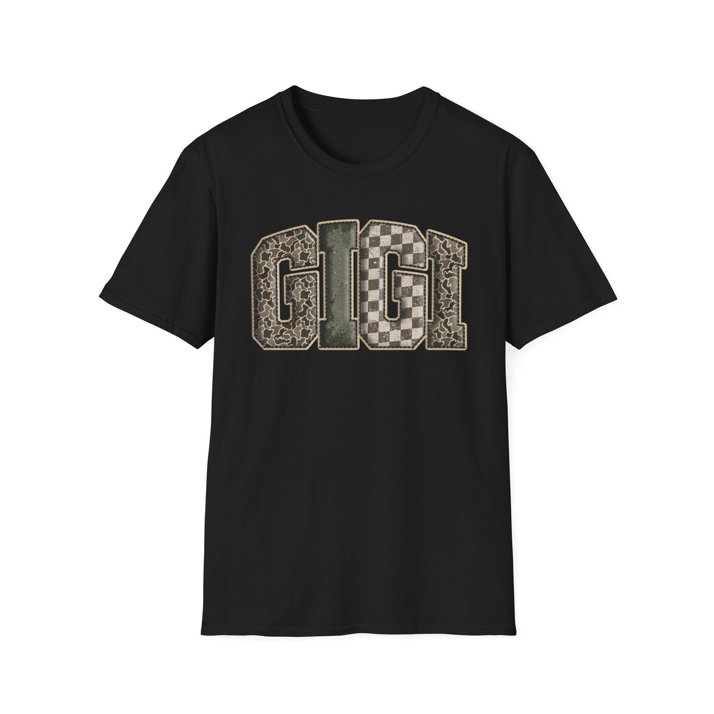 GIGI Camo Print T-Shirt