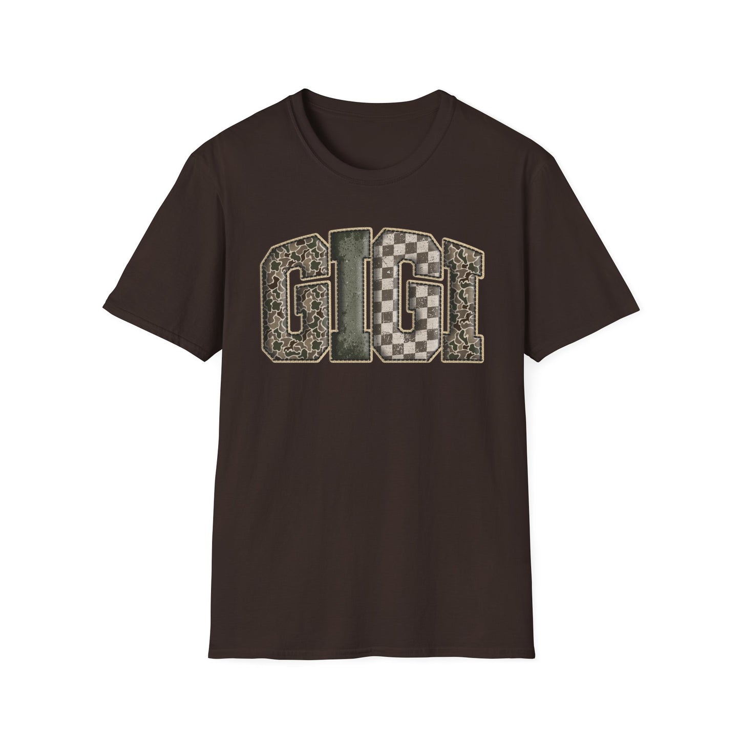 GIGI Camo Print T-Shirt
