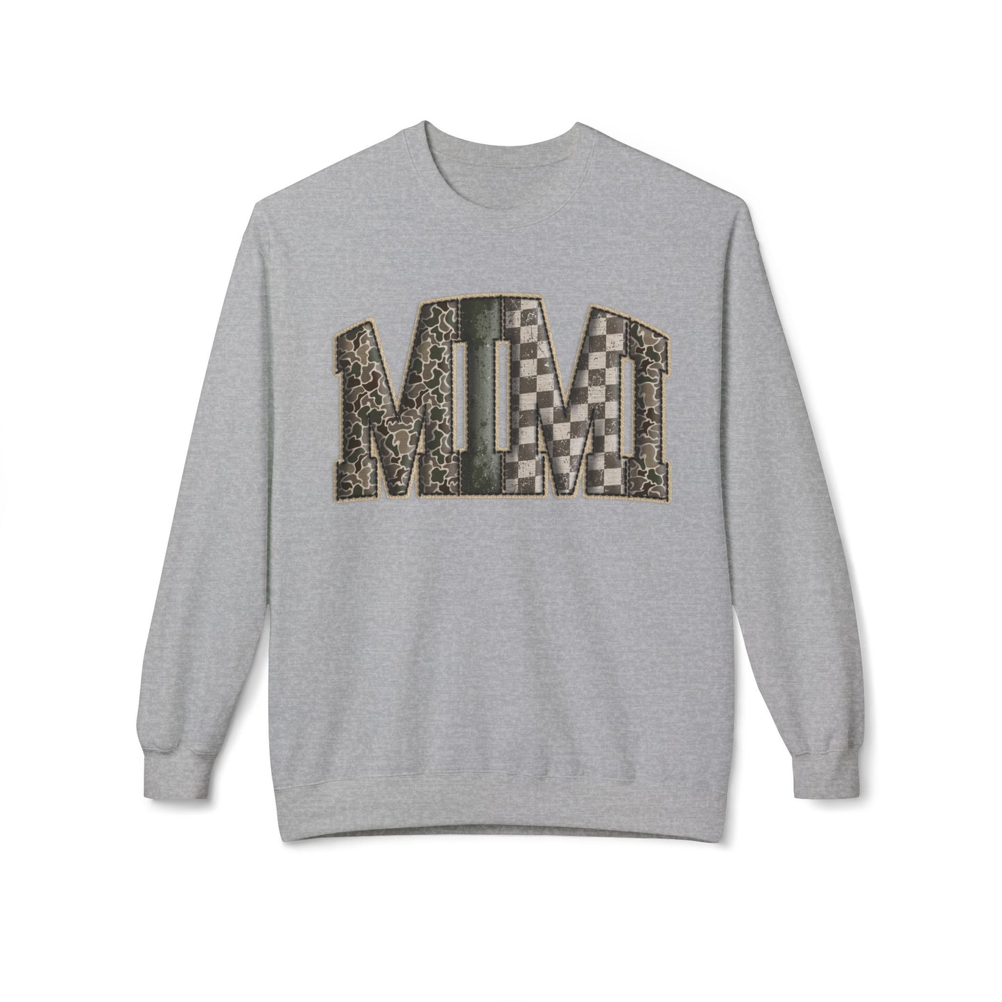 MIMI Camo Crewneck Sweatshirt