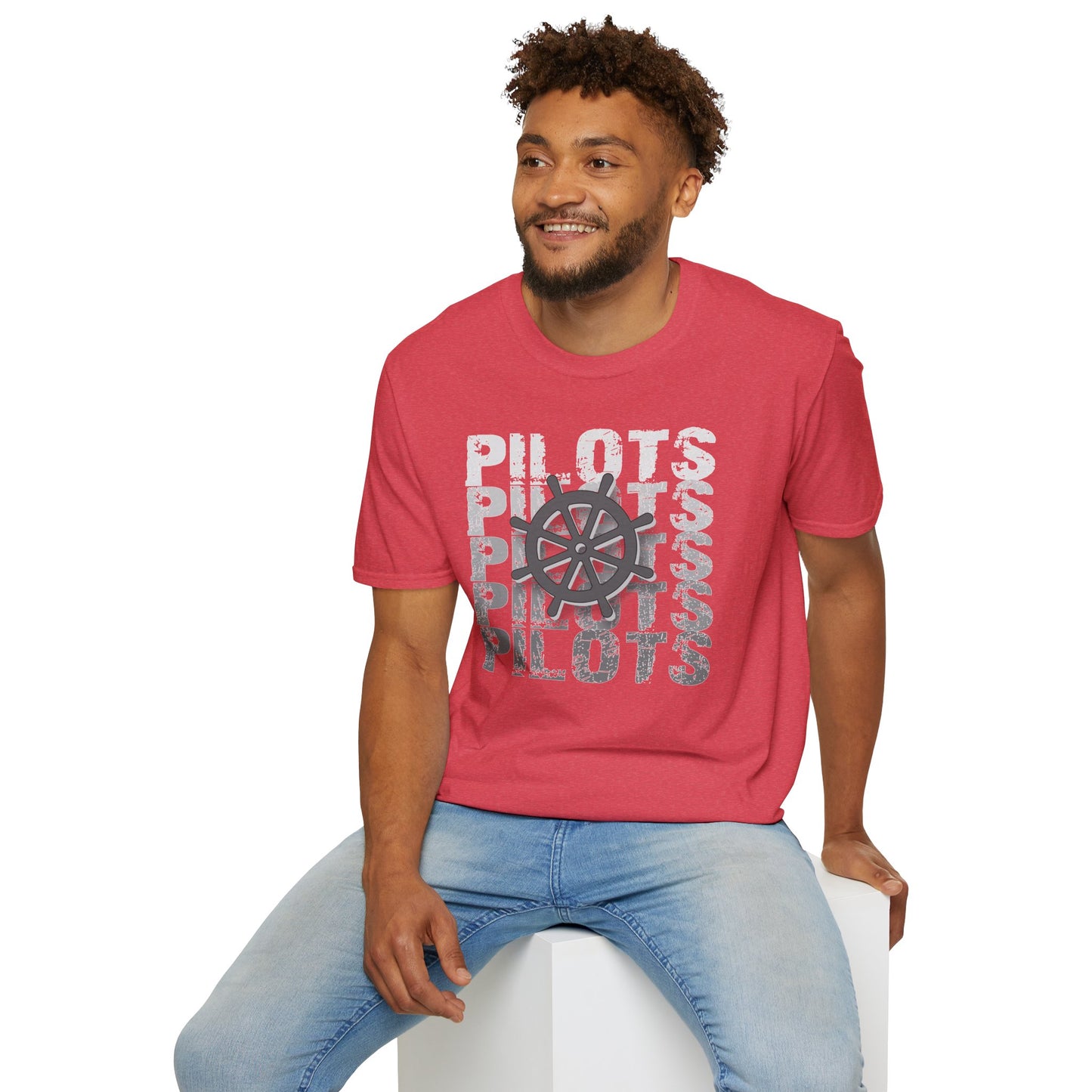 Pilots Stacked Wheel Unisex T-Shirt