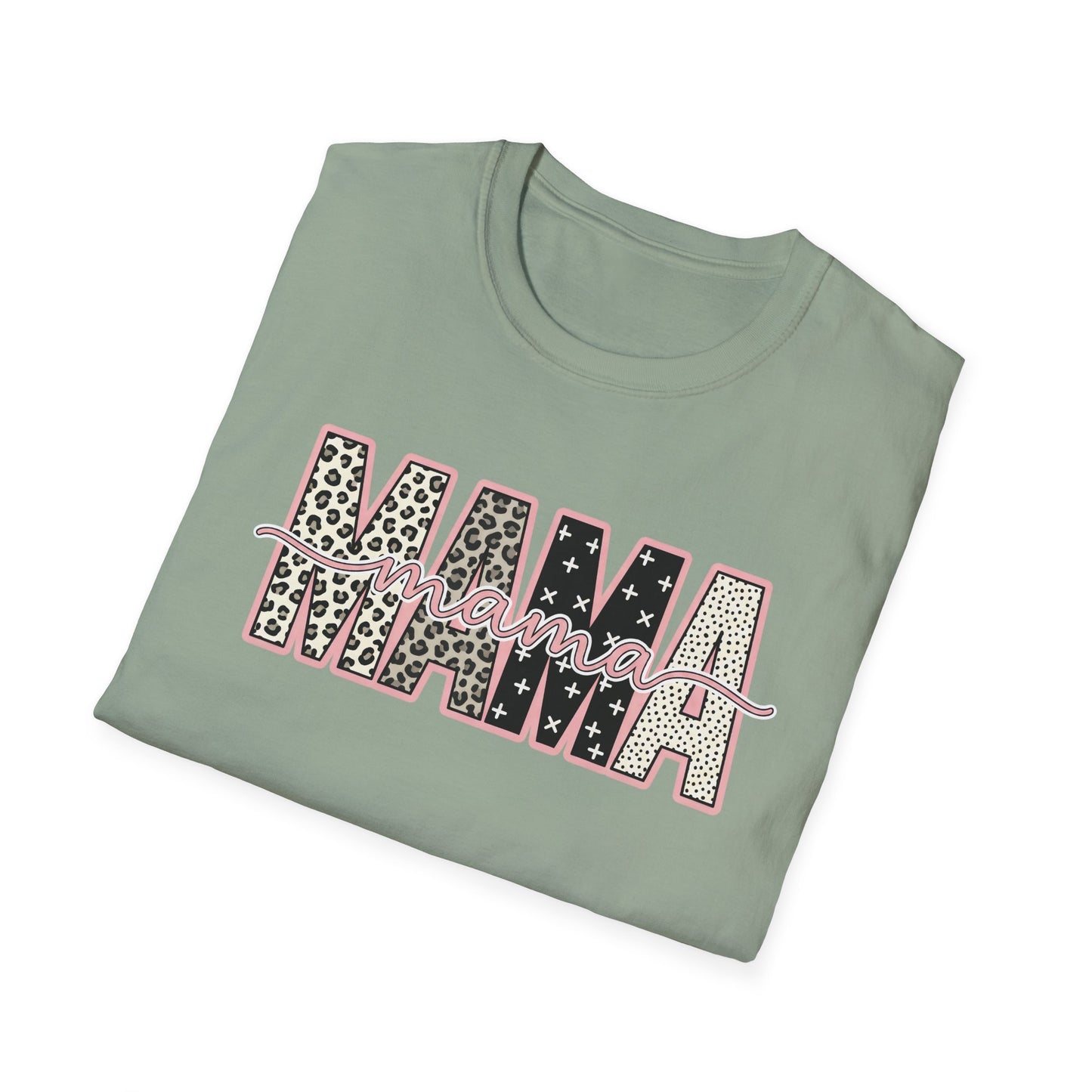 MAMA Leopard Print T-Shirt