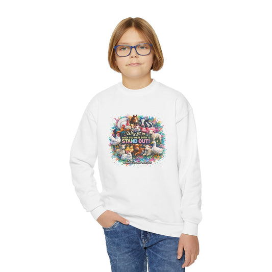 MONROE COUNTY FAIR 2026 - Youth Crewneck Sweatshirt
