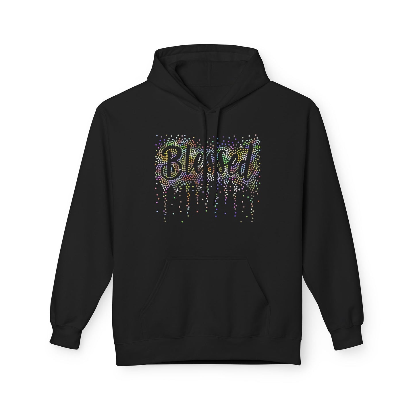 BLESSED - Holographic Rhinestones
