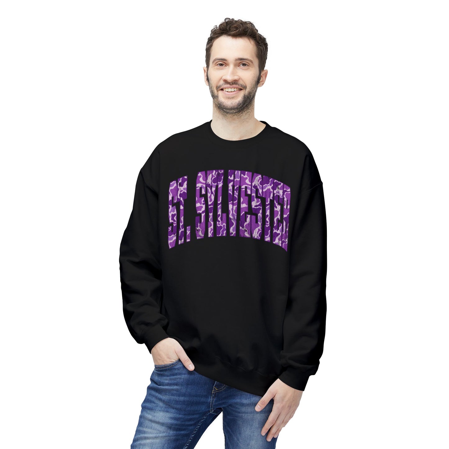 St. Sylvester Crewneck Sweatshirt — CAMO!