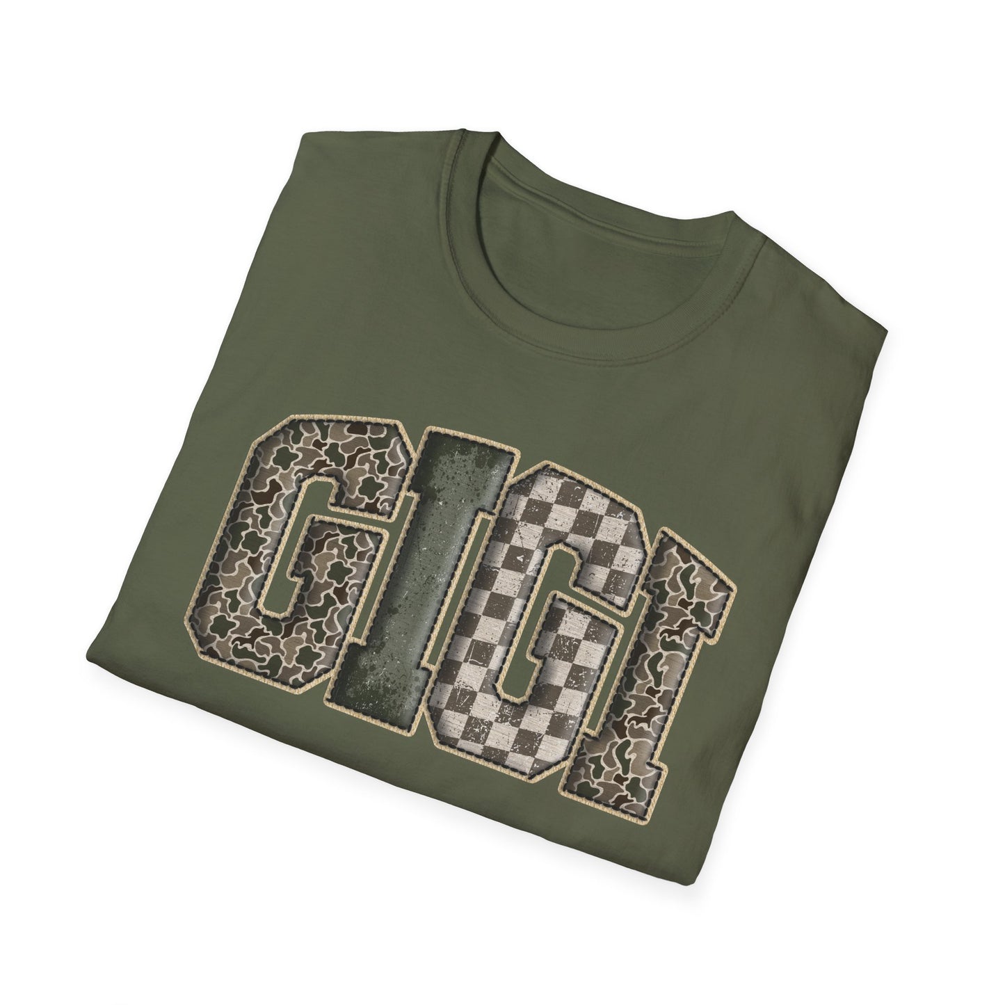 GIGI Camo Print T-Shirt