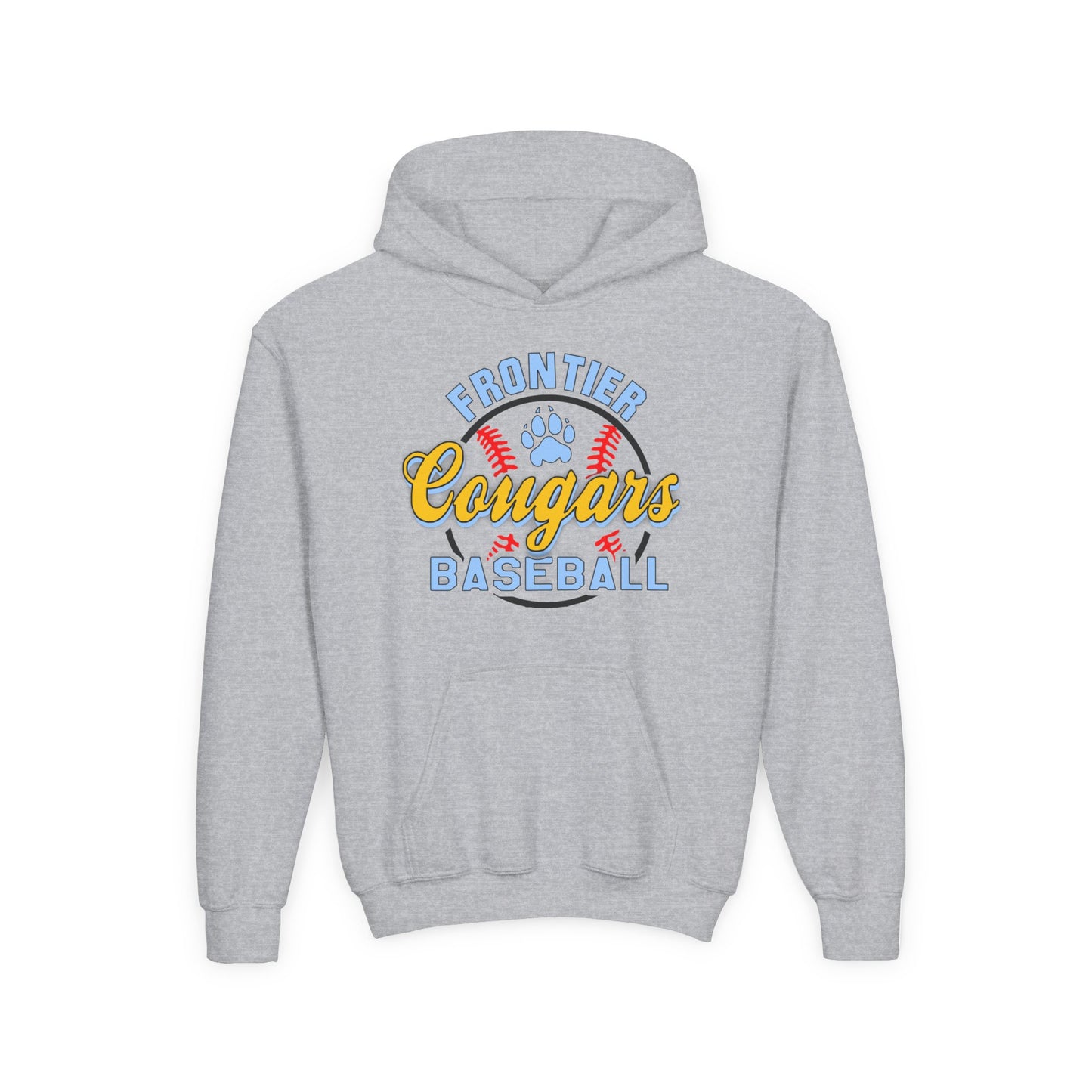 Frontier Cougars Baseball 1 Hoodie