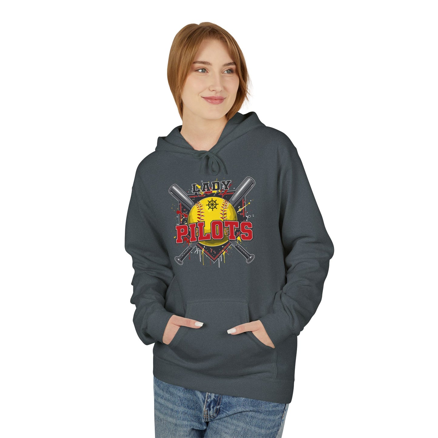 River Lady Pilots Softball 2 Hoodie