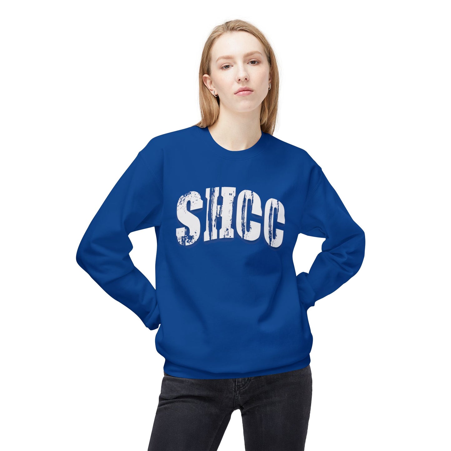 SHCC Distressed Vintage Logo Crewneck Sweatshirt