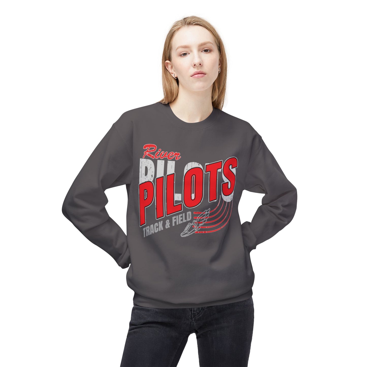 River Pilots Track & Field Crewneck Sweatshirt