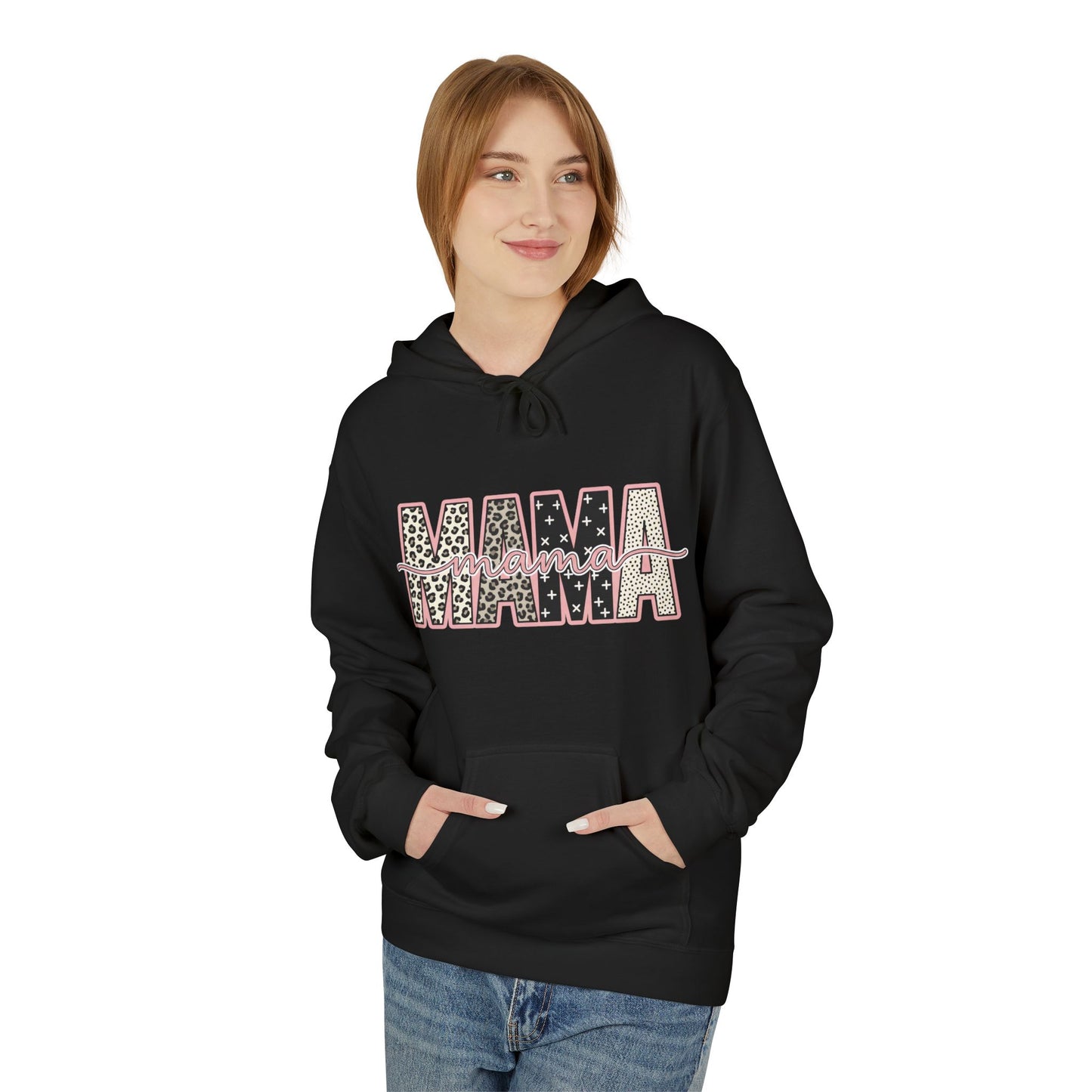 MAMA Leopard Print Hoodie