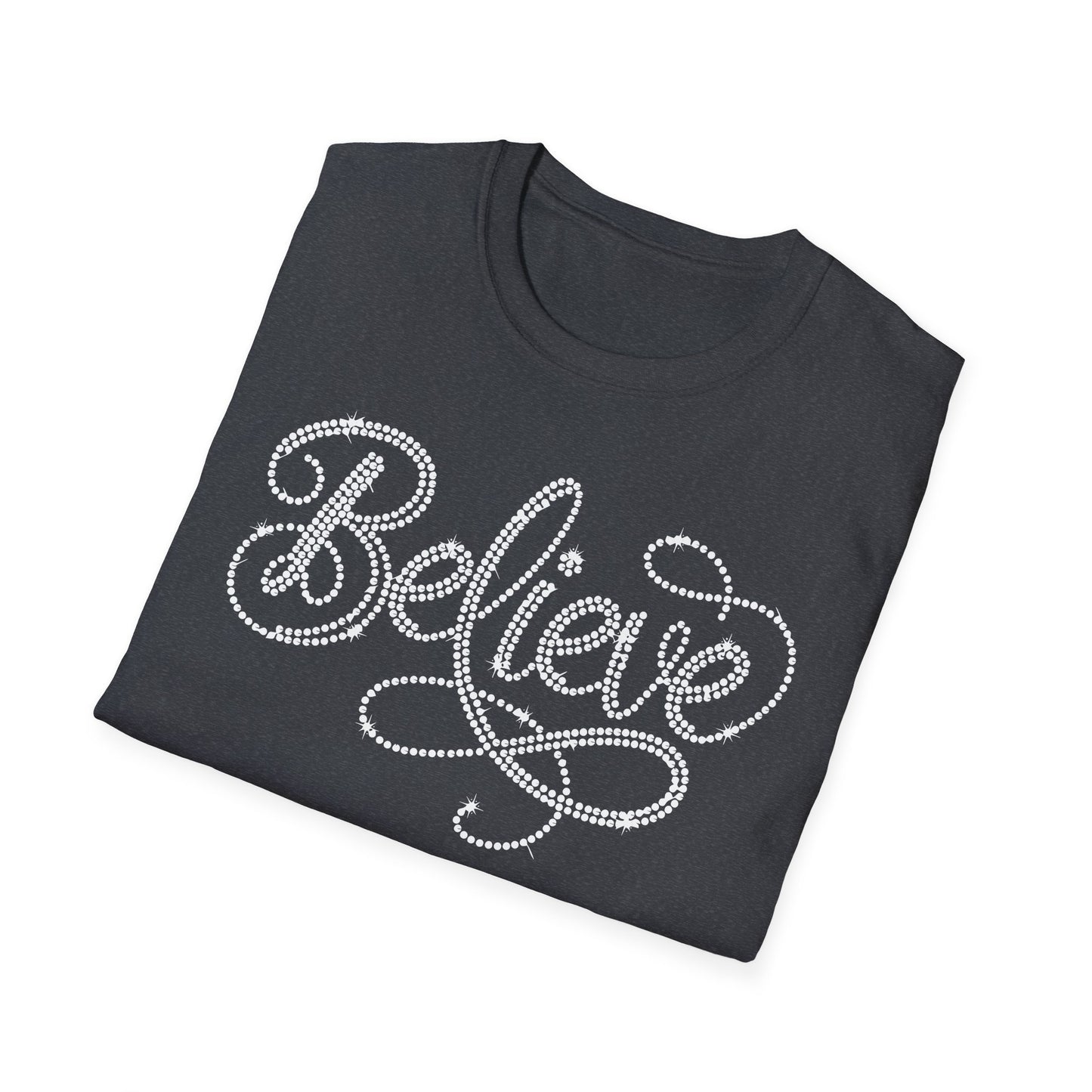 BELIEVE - Clear Rhinestones