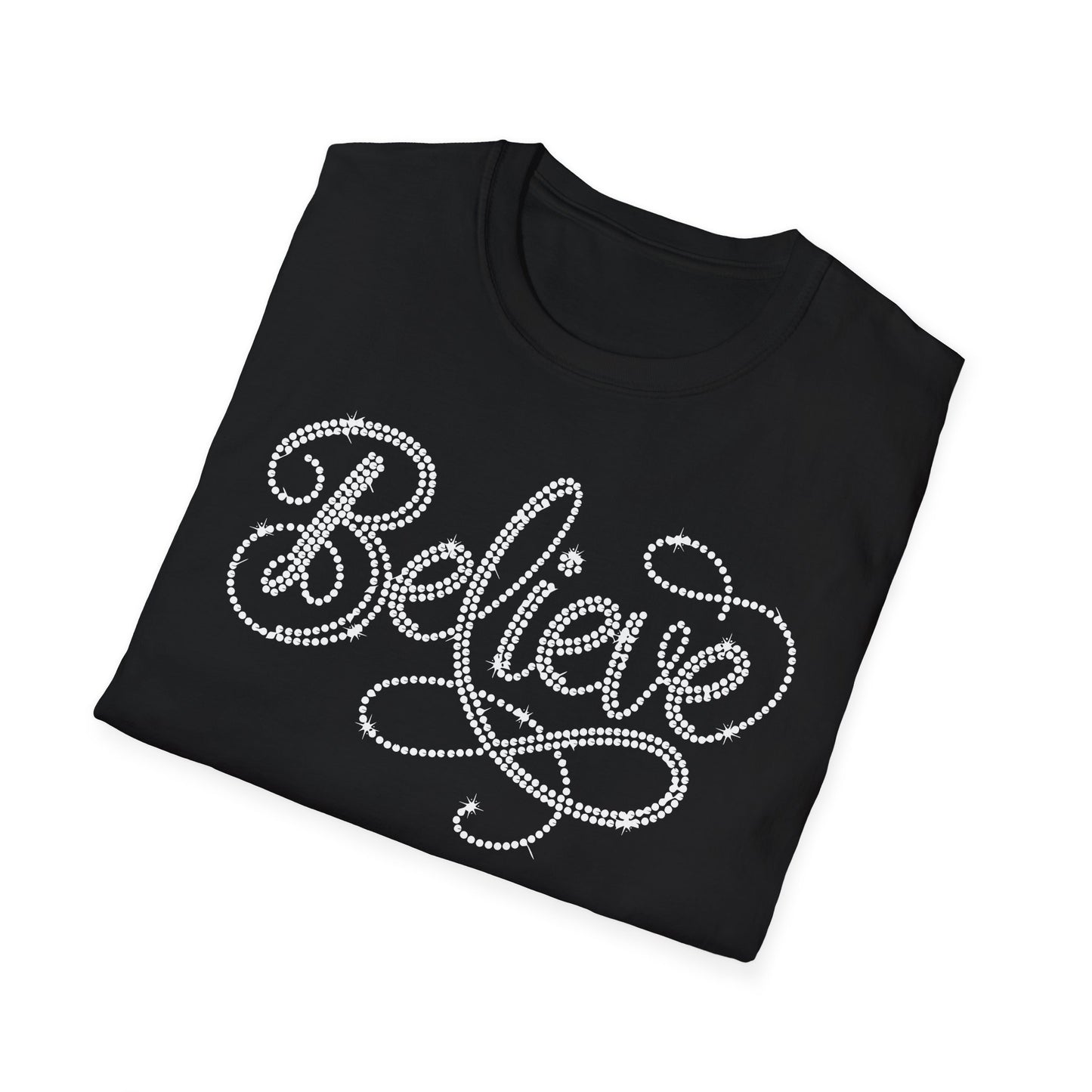 BELIEVE - Clear Rhinestones