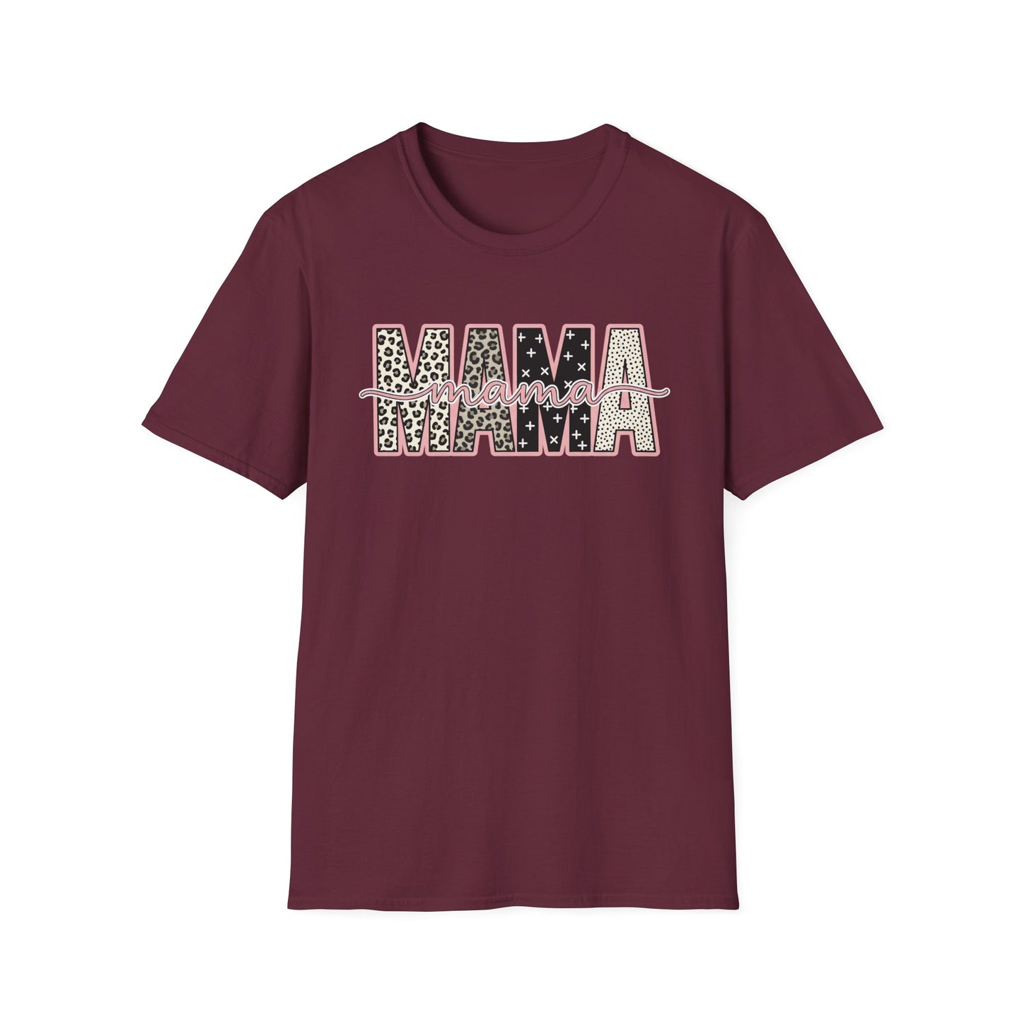 MAMA Leopard Print T-Shirt