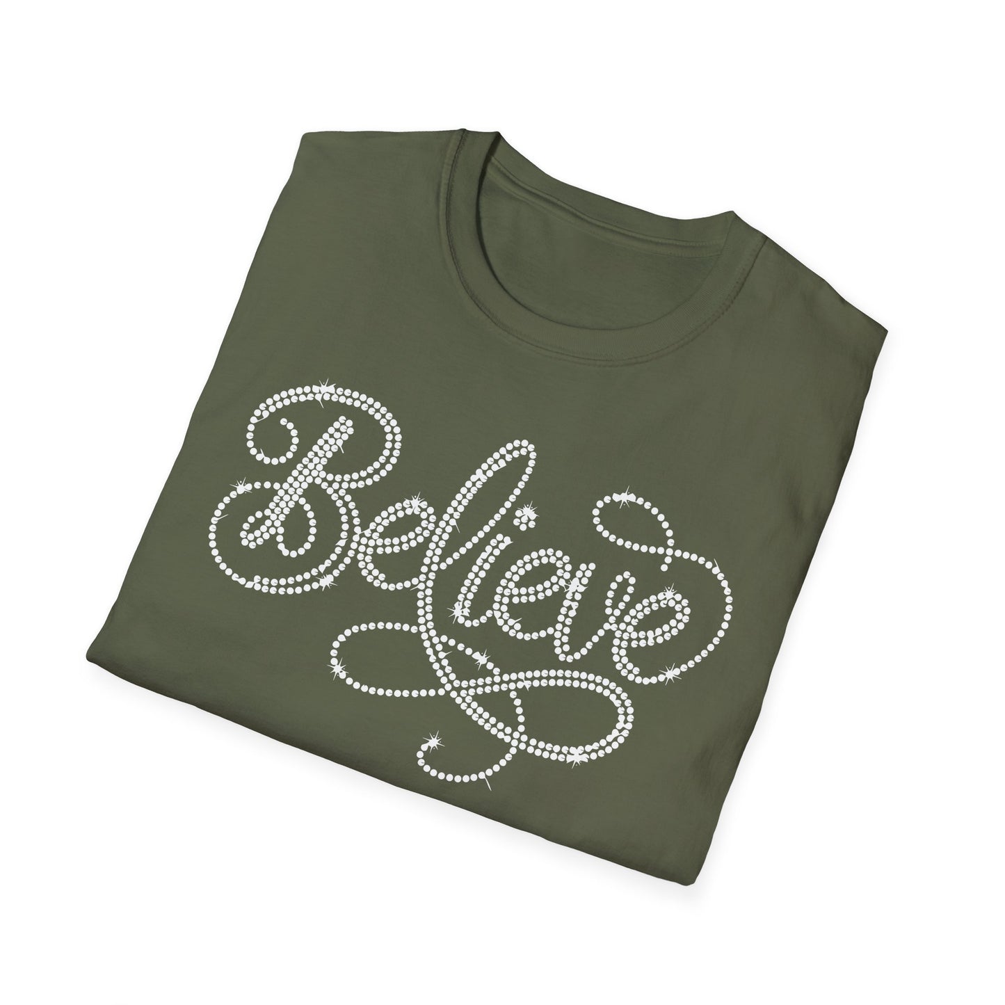 BELIEVE - Clear Rhinestones