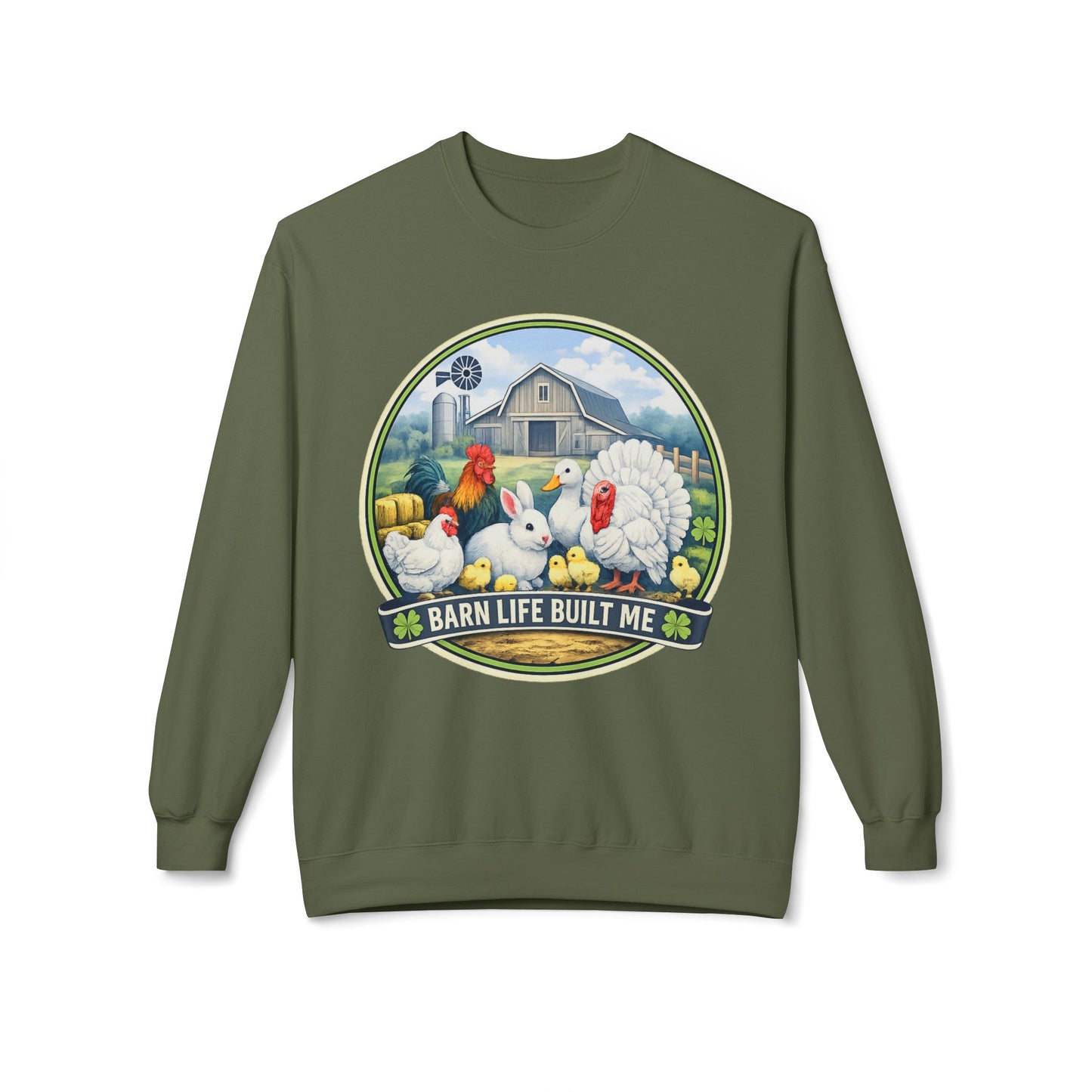 BARN LIFE BUILT ME - Small Animals - Crewneck Sweatshirt