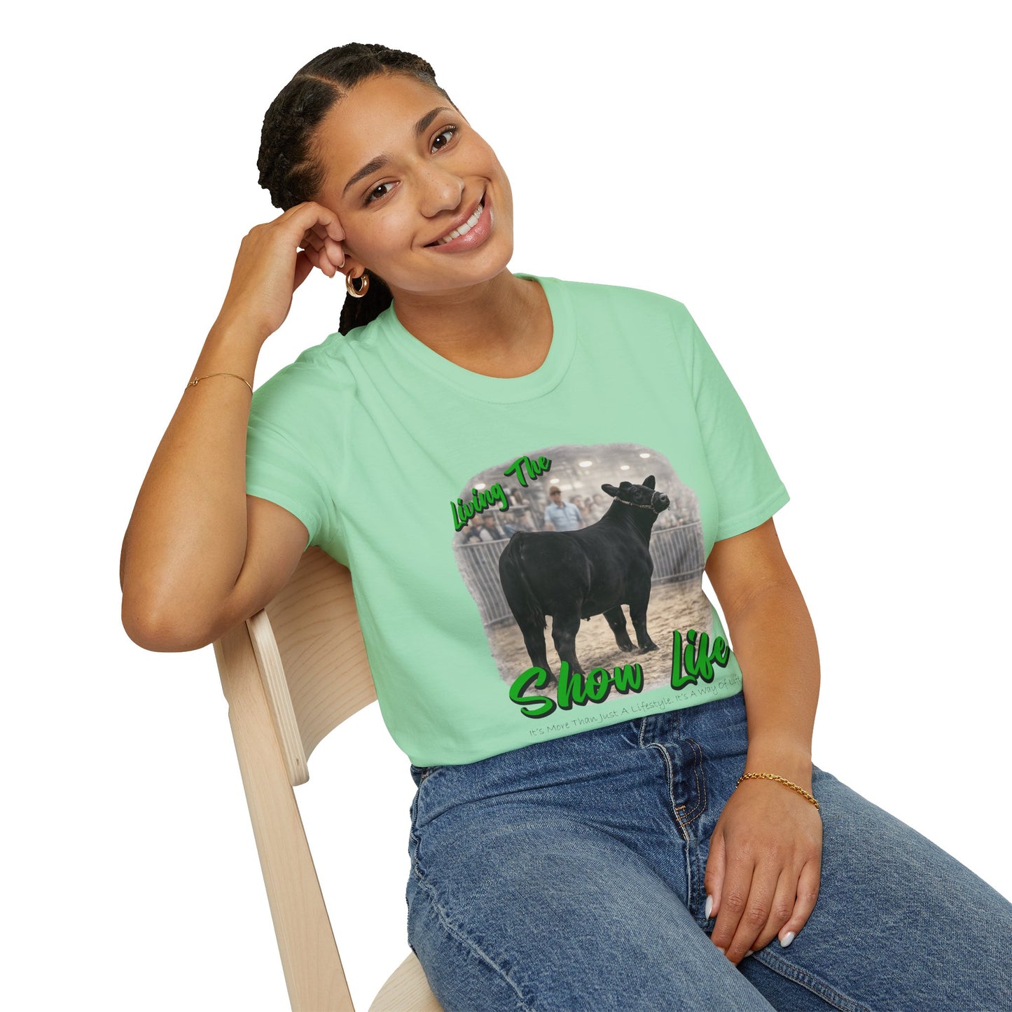 Living the Show Life - Cattle - Unisex T-Shirt
