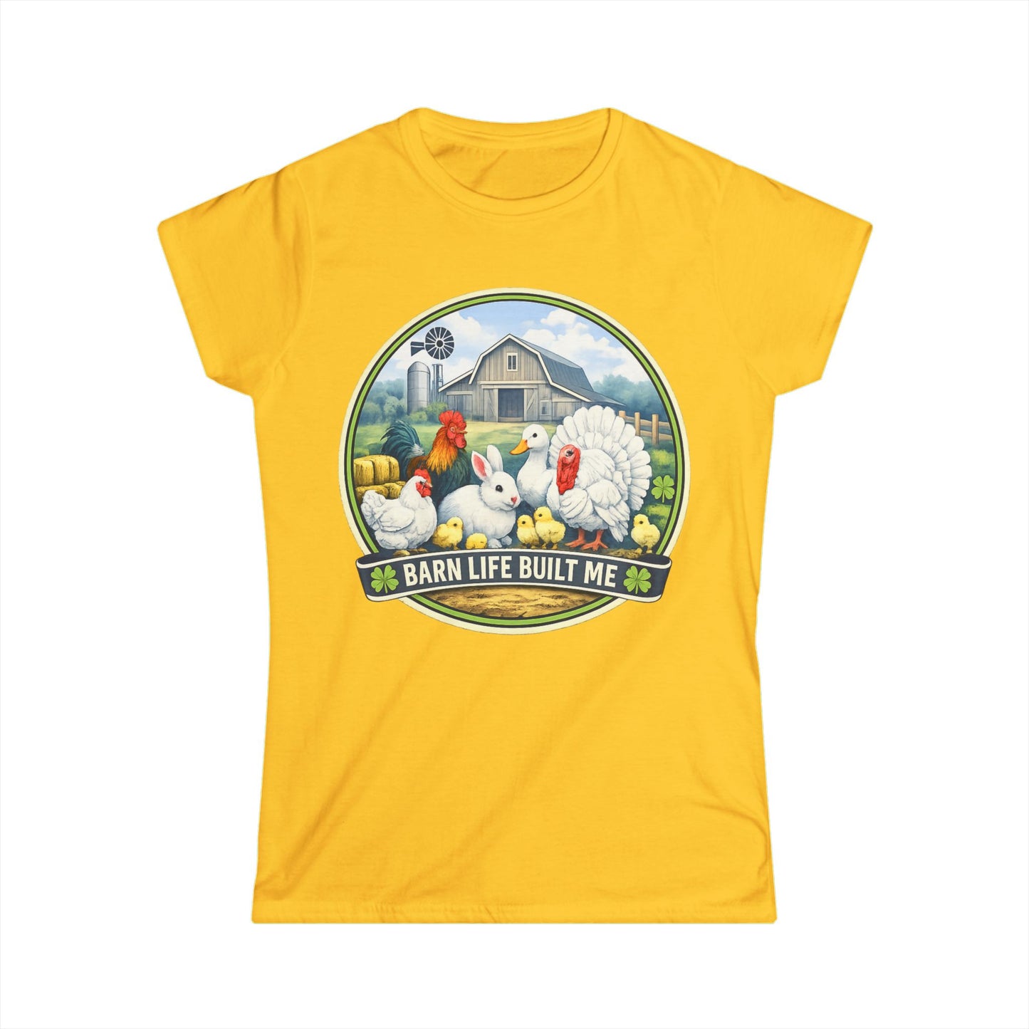 BARN LIFE BUILT ME- Small Animals - Women's T-Shirt