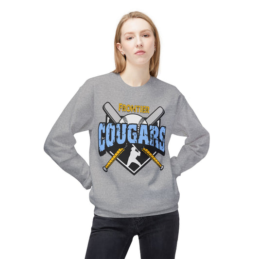 Frontier Cougars Baseball 2 Crewneck Sweatshirt