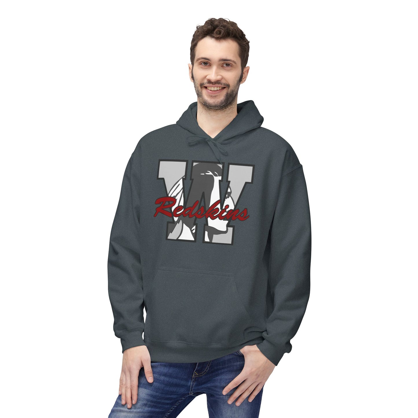 Woodsfield Redskins Letter Hoodie