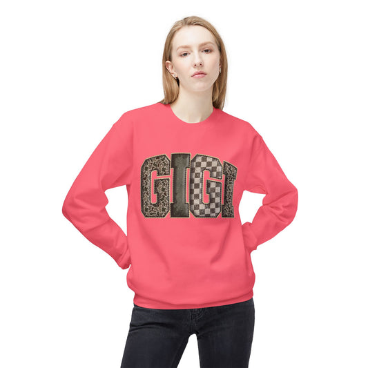 GIGI Camo Crewneck Sweatshirt