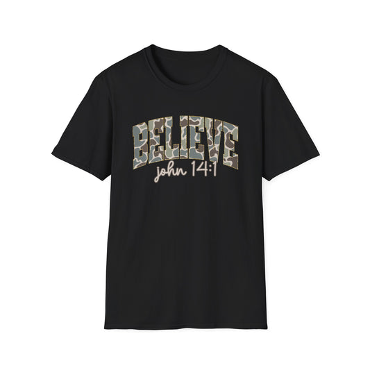 BELIEVE Camo T-Shirt