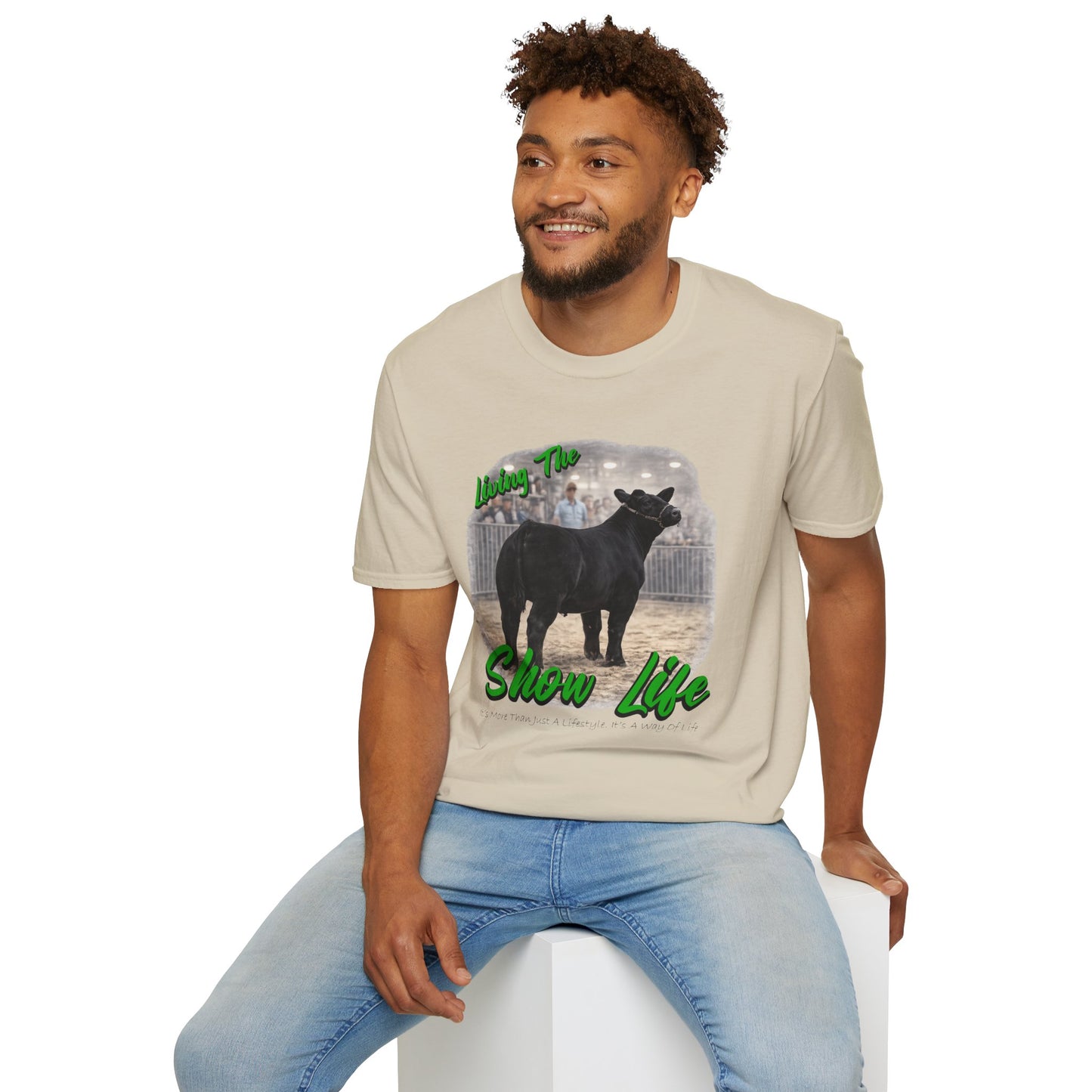 Living the Show Life - Cattle - Unisex T-Shirt