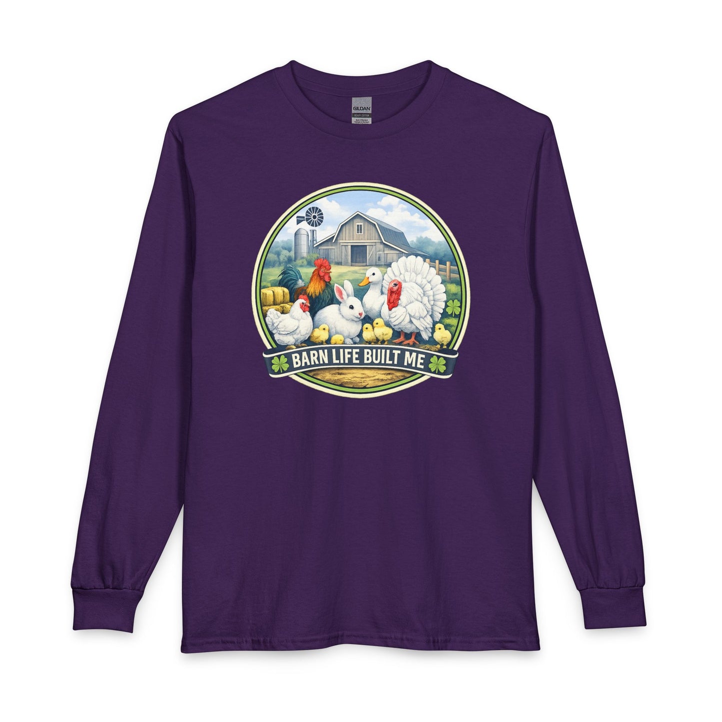 BARN LIFE BUILT ME - Small Animals - Long Sleeve T-Shirt