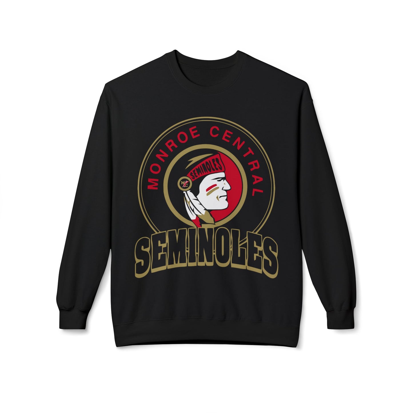 Monroe Central Seminoles Crewneck Sweatshirt