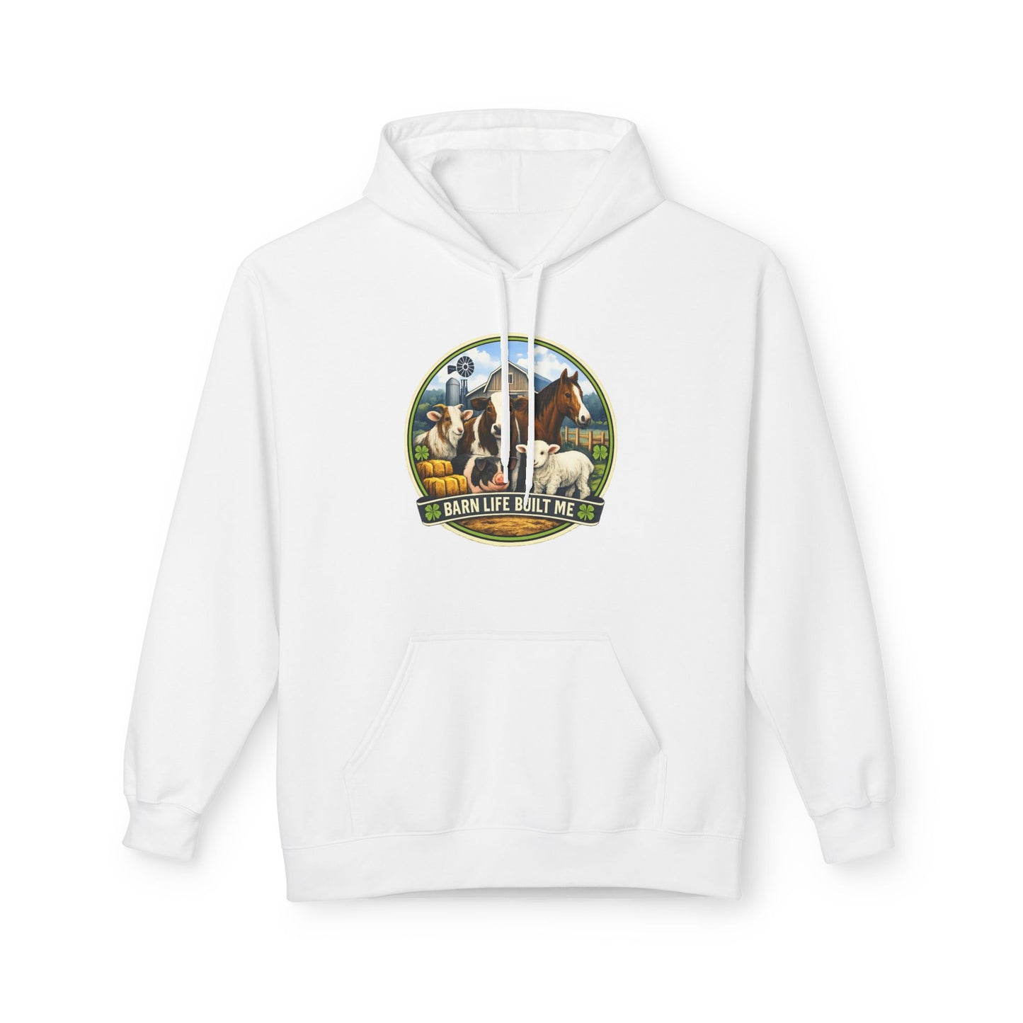 BARN LIFE BUILT ME - Large Animals - Hoodie