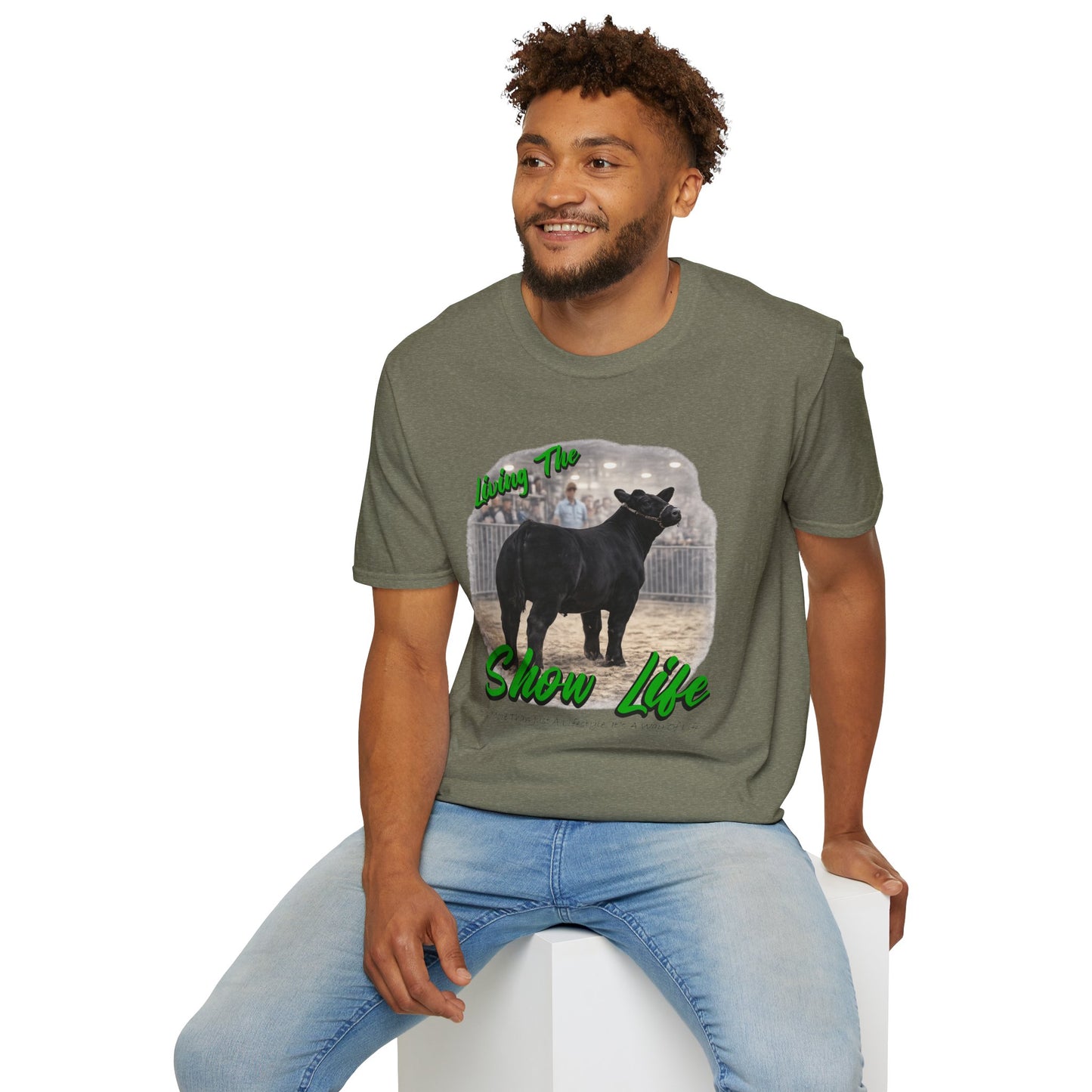 Living the Show Life - Cattle - Unisex T-Shirt