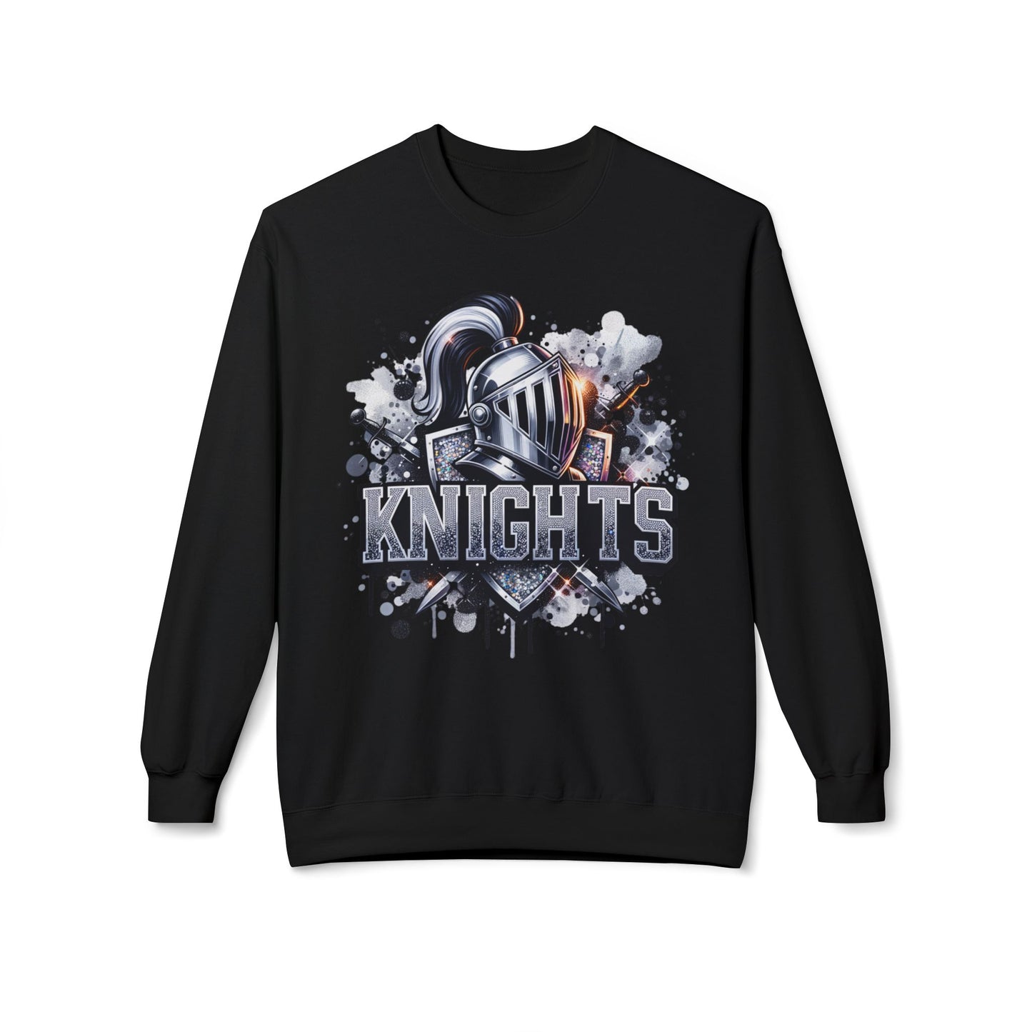 Knights Graphic Crewneck Sweatshirt - Bling