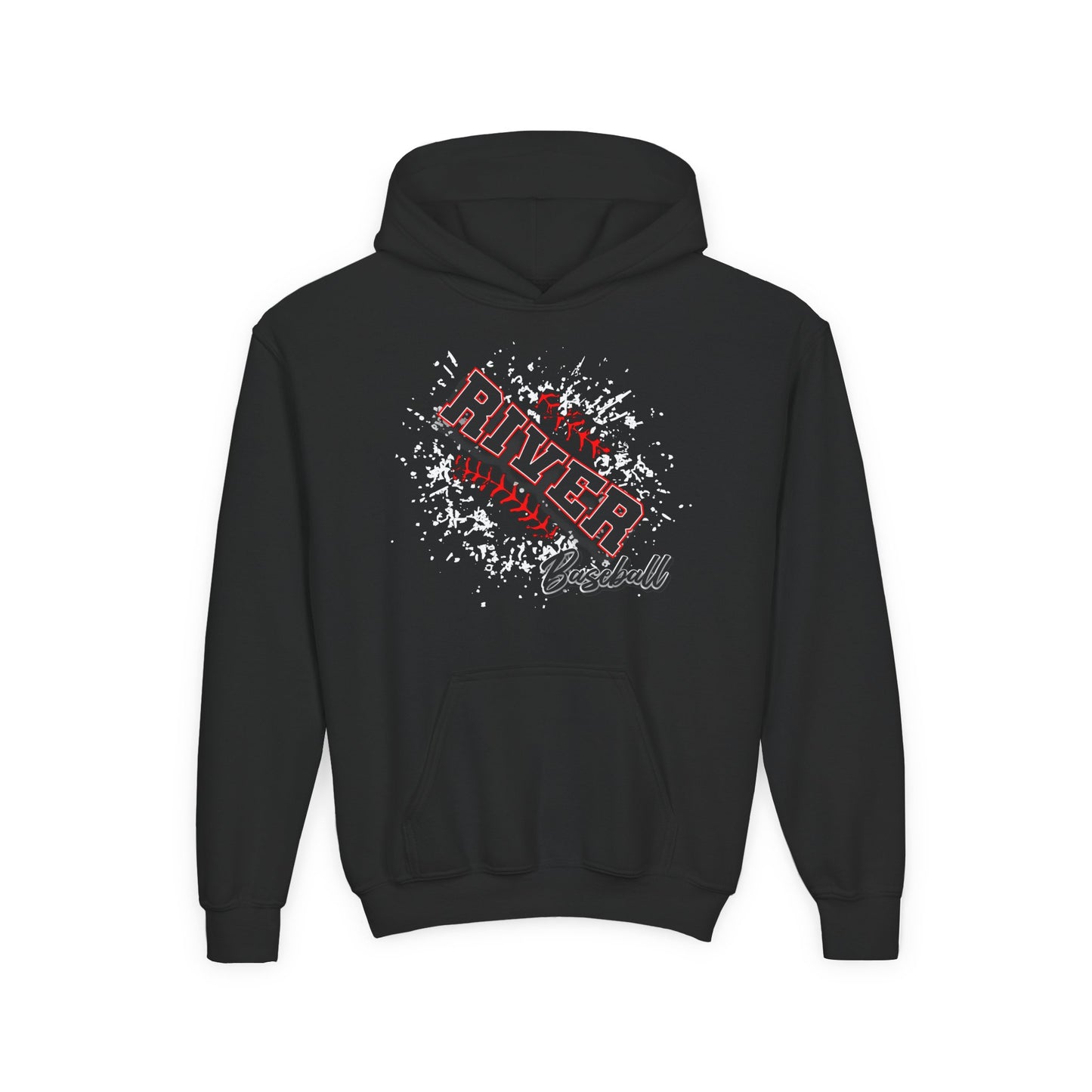 River Baseball 1 Youth Hoodie