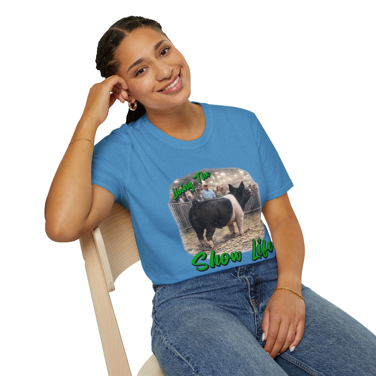 Living the Show Life - Pigs - Unisex T-Shirt