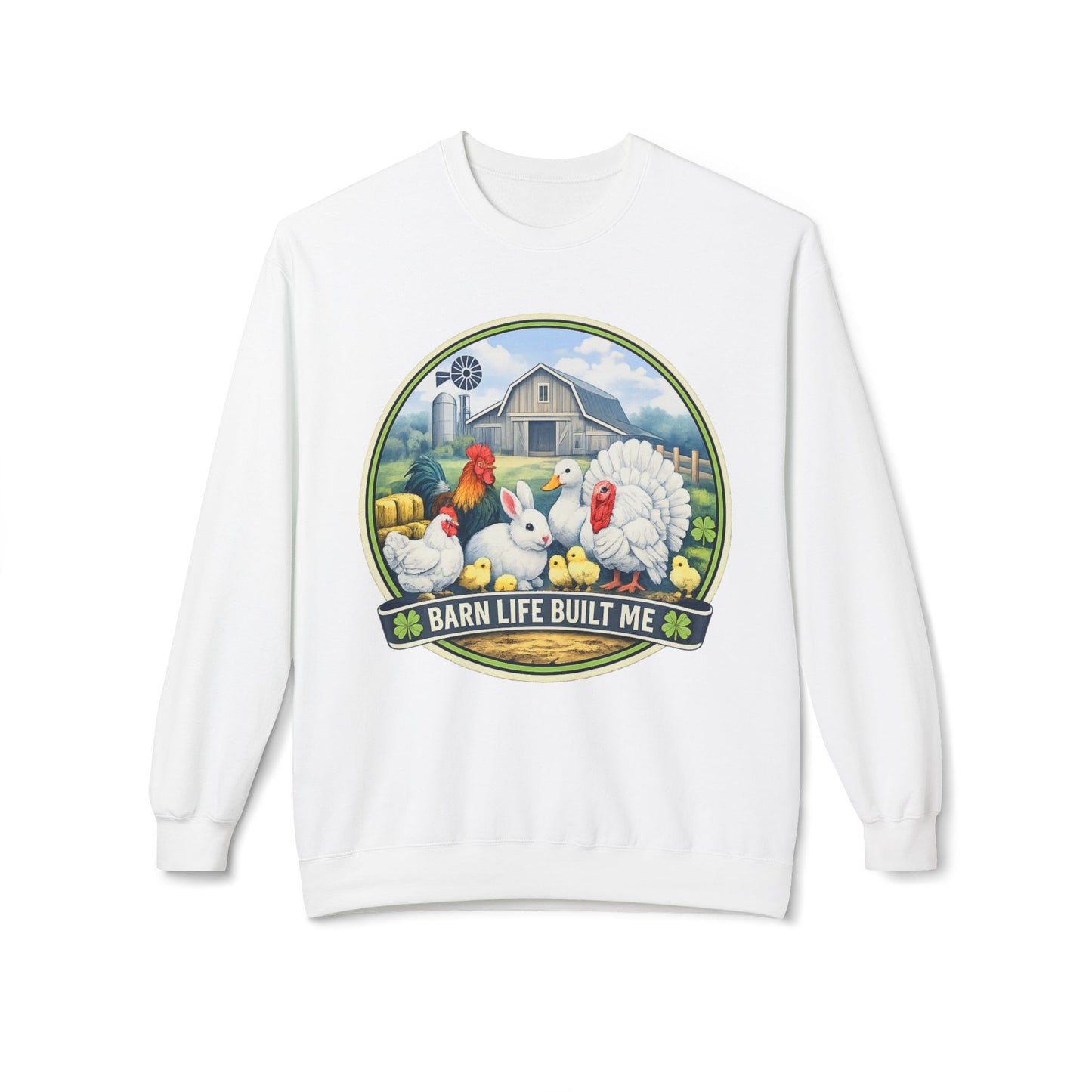 BARN LIFE BUILT ME - Small Animals - Crewneck Sweatshirt