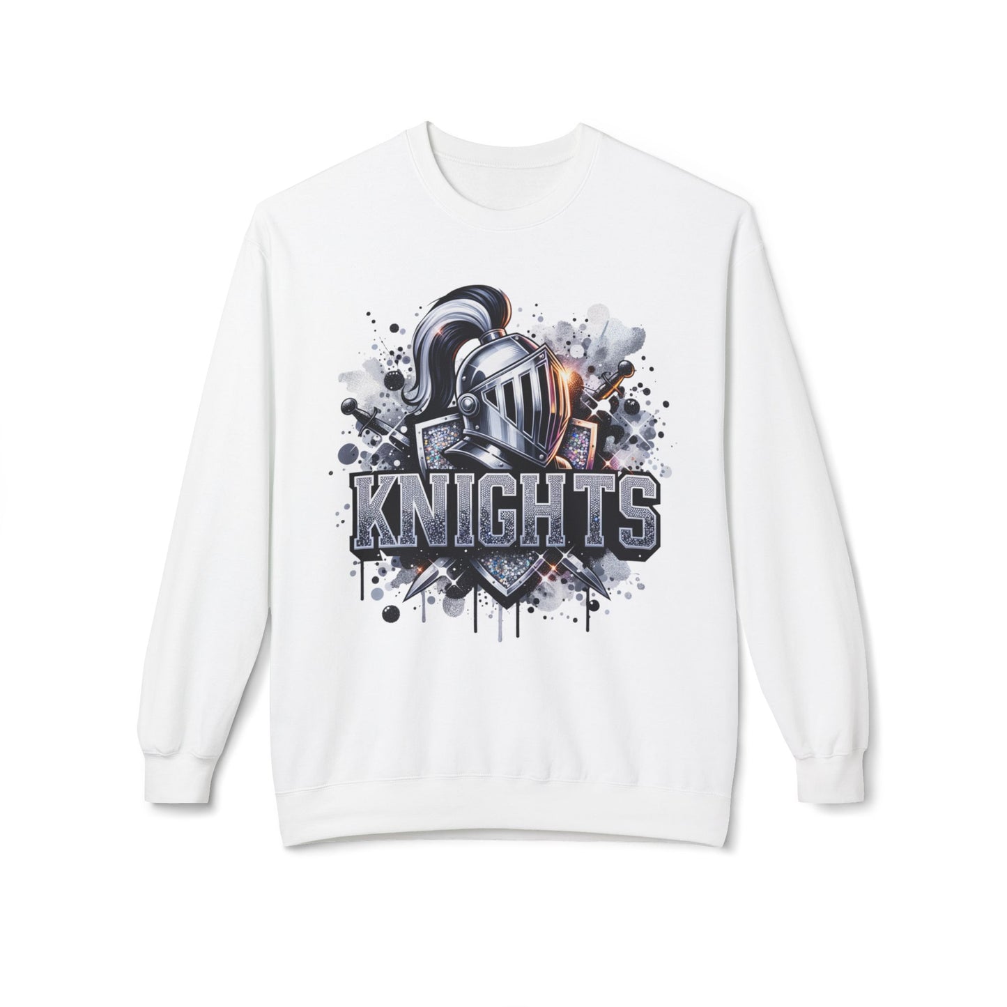 Knights Graphic Crewneck Sweatshirt - Bling