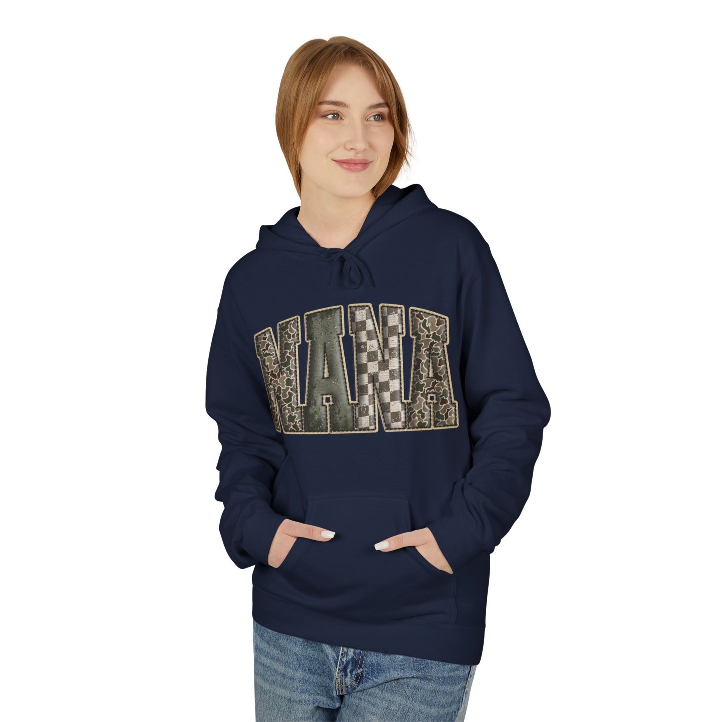 Nana Camo Print Hoodie