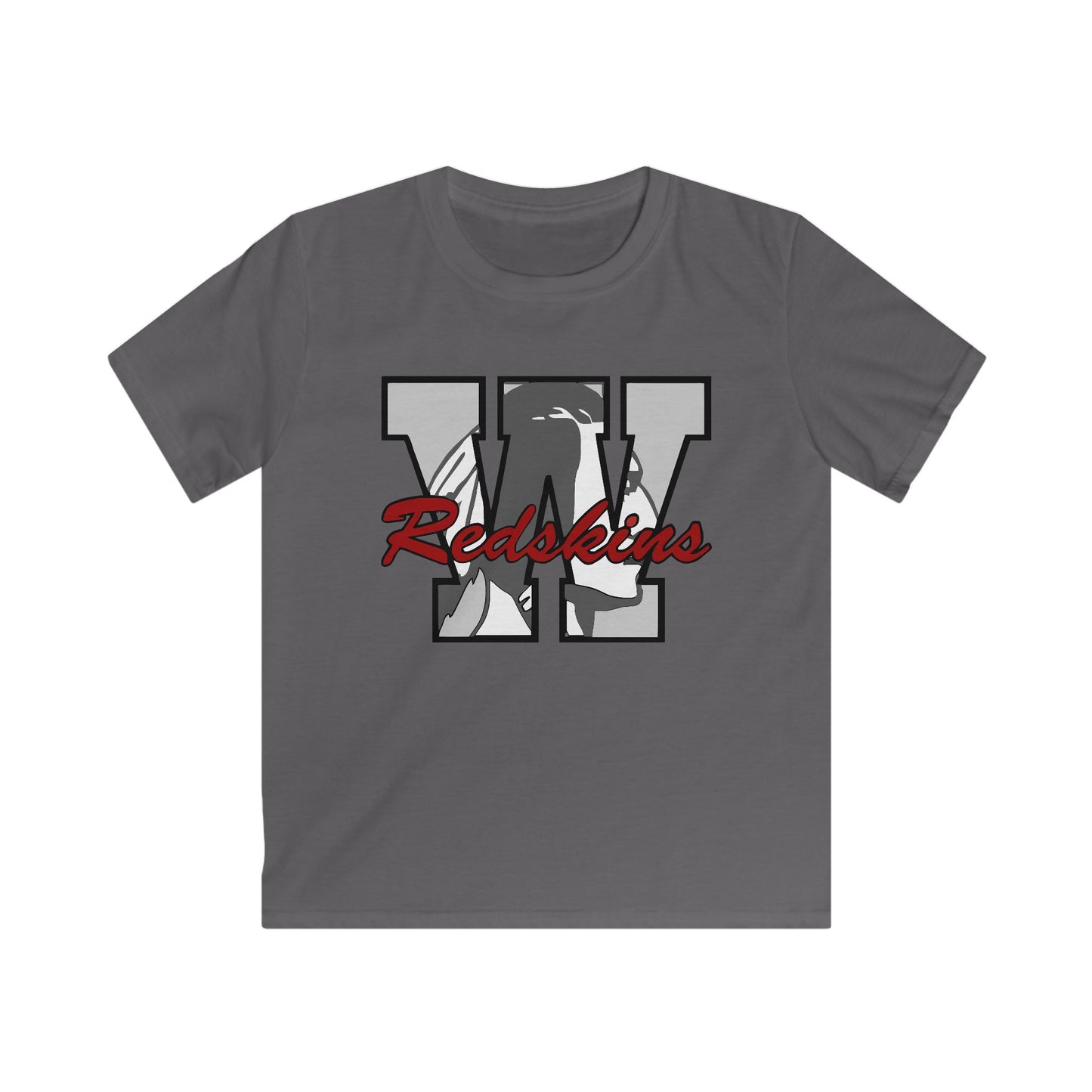 Woodsfield Redskins Letter Youth T-Shirt