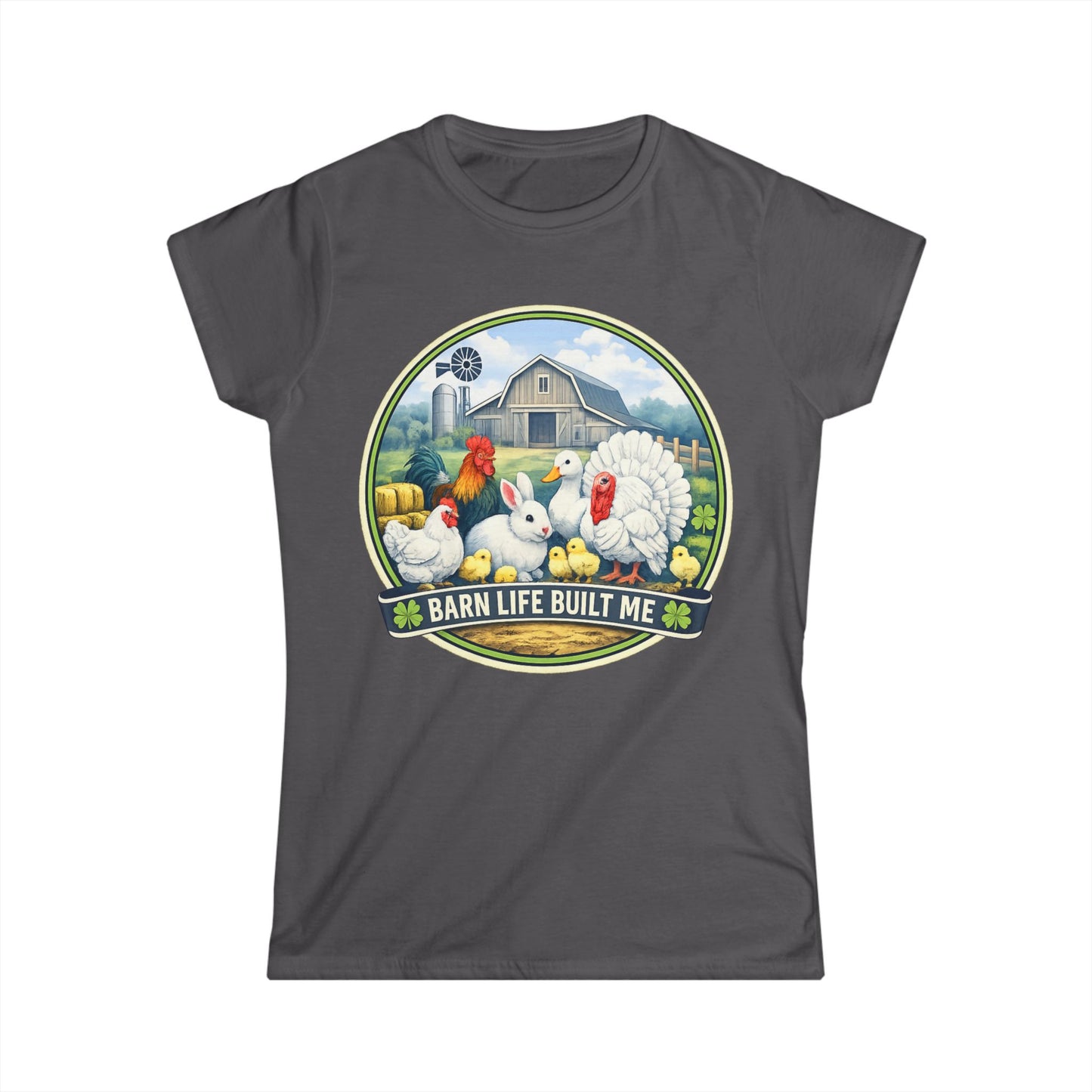 BARN LIFE BUILT ME- Small Animals - Women's T-Shirt