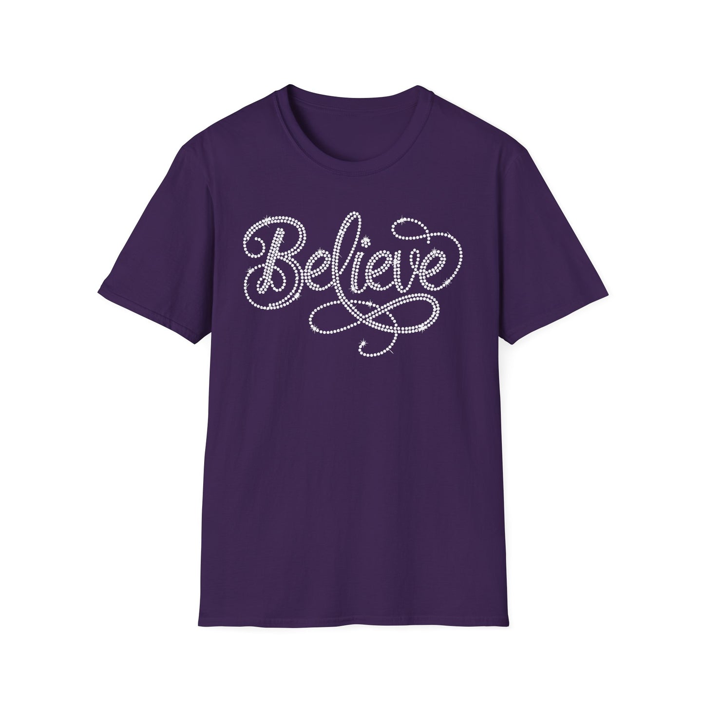 BELIEVE - Clear Rhinestones