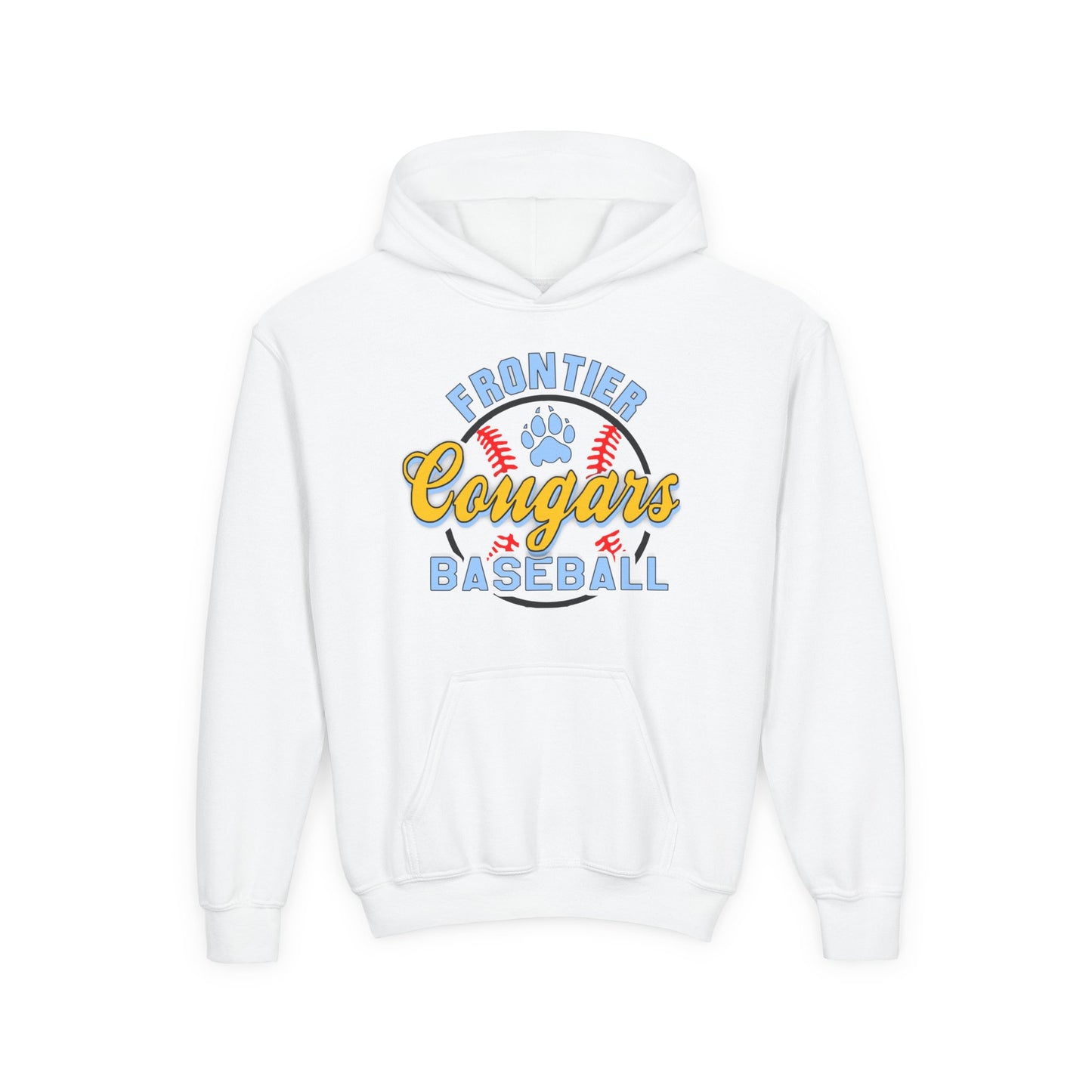 Frontier Cougars Baseball 1 Hoodie